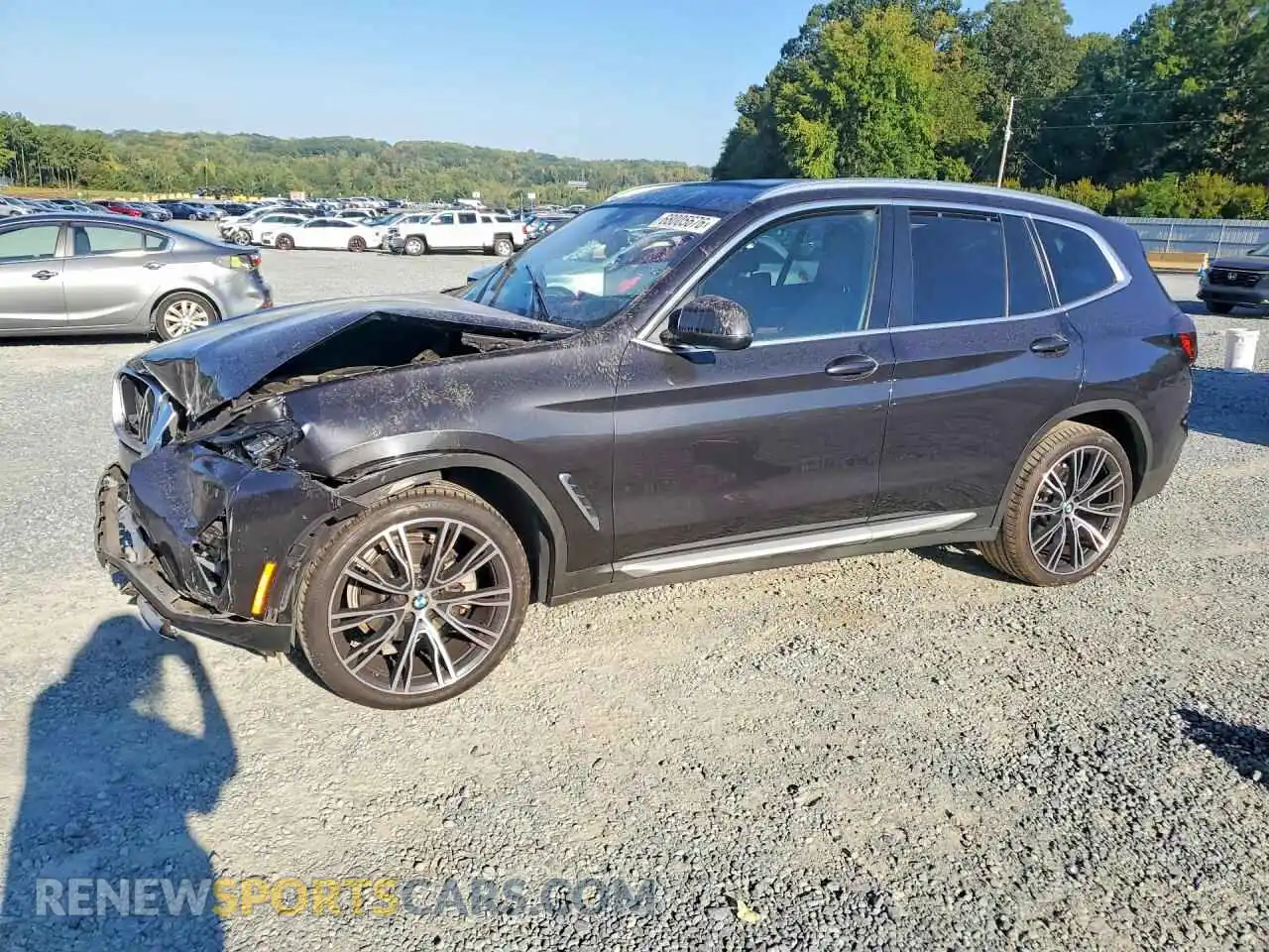 1 Фотография поврежденного автомобиля 5UX53DP01N9K71774 BMW X3 2022