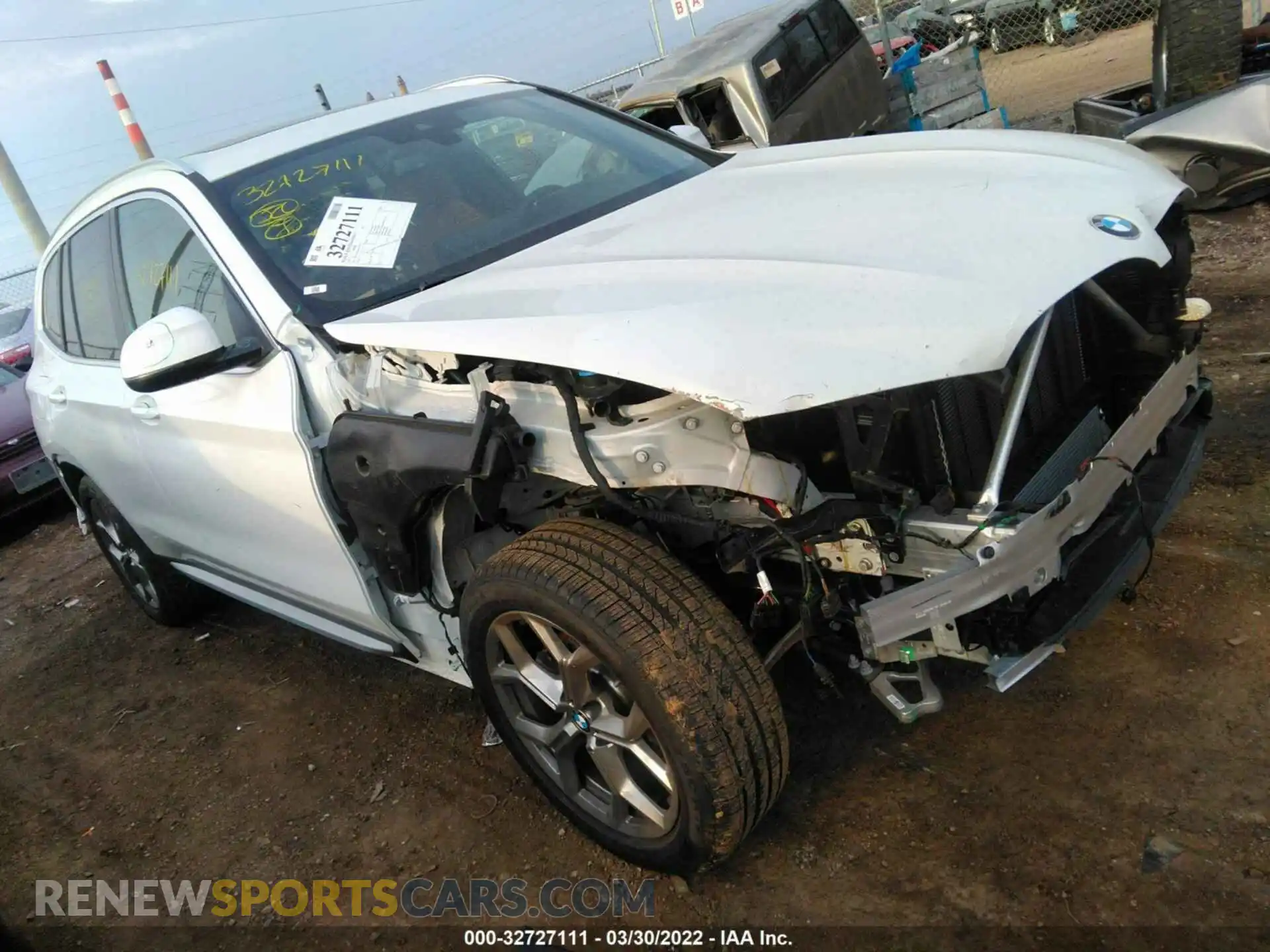 1 fotografías del automóvil dañado 5UX53DP01N9K75954 BMW X3 2022