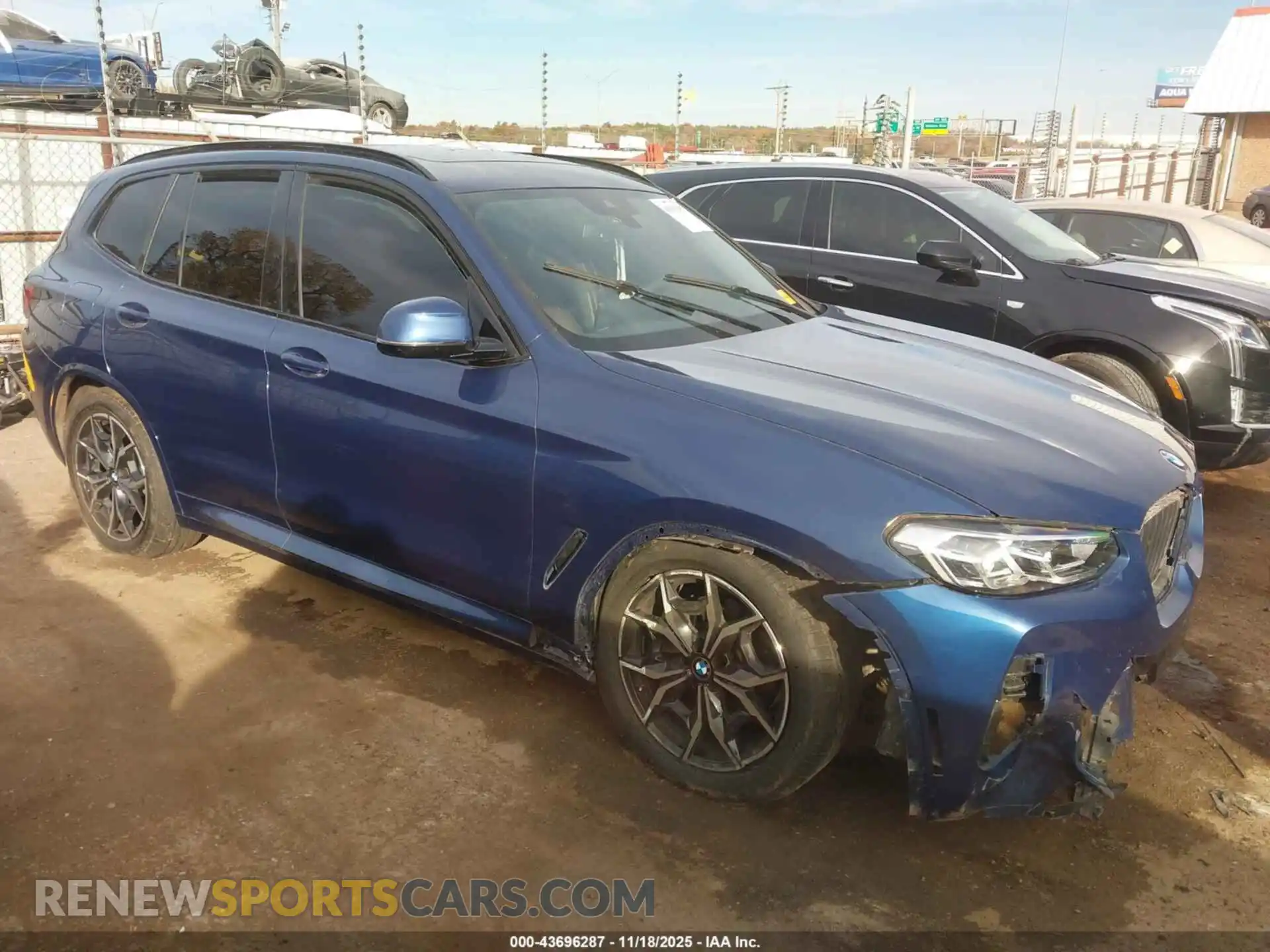 1 fotografías del automóvil dañado 5UX53DP01N9M44080 BMW X3 2022