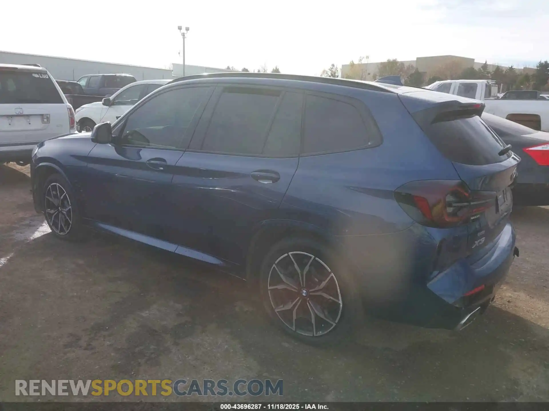 3 fotografías del automóvil dañado 5UX53DP01N9M44080 BMW X3 2022