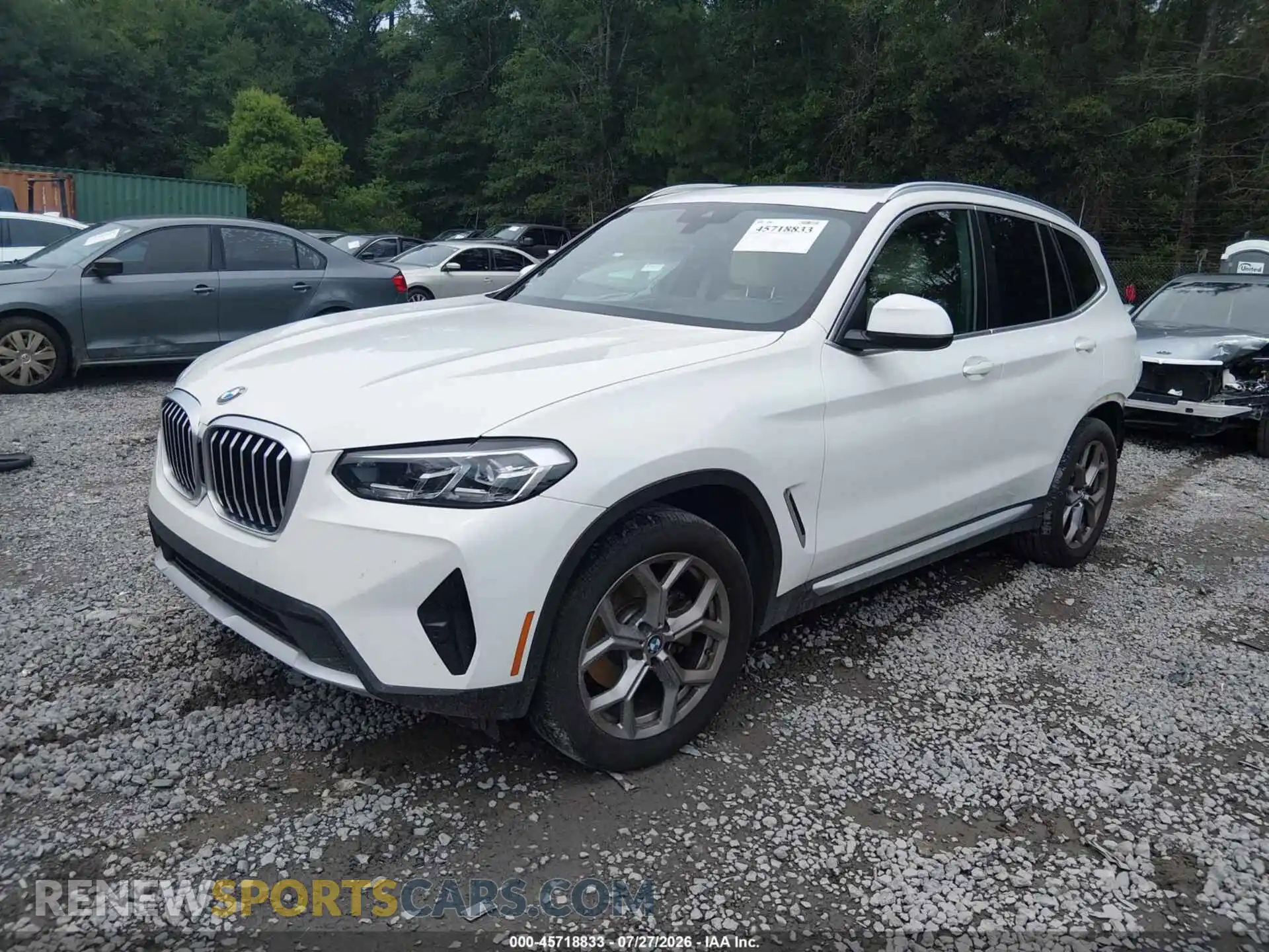 2 Фотография поврежденного автомобиля 5UX53DP02N9K31459 BMW X3 2022