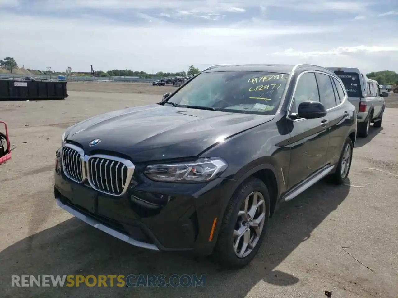 2 Photograph of a damaged car 5UX53DP02N9L12977 BMW X3 2022