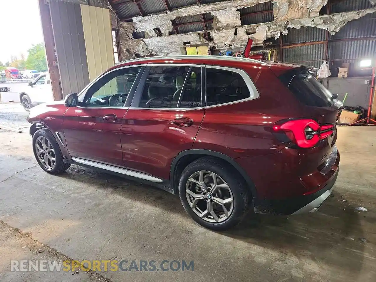 2 fotografías del automóvil dañado 5UX53DP02N9M75757 BMW X3 2022