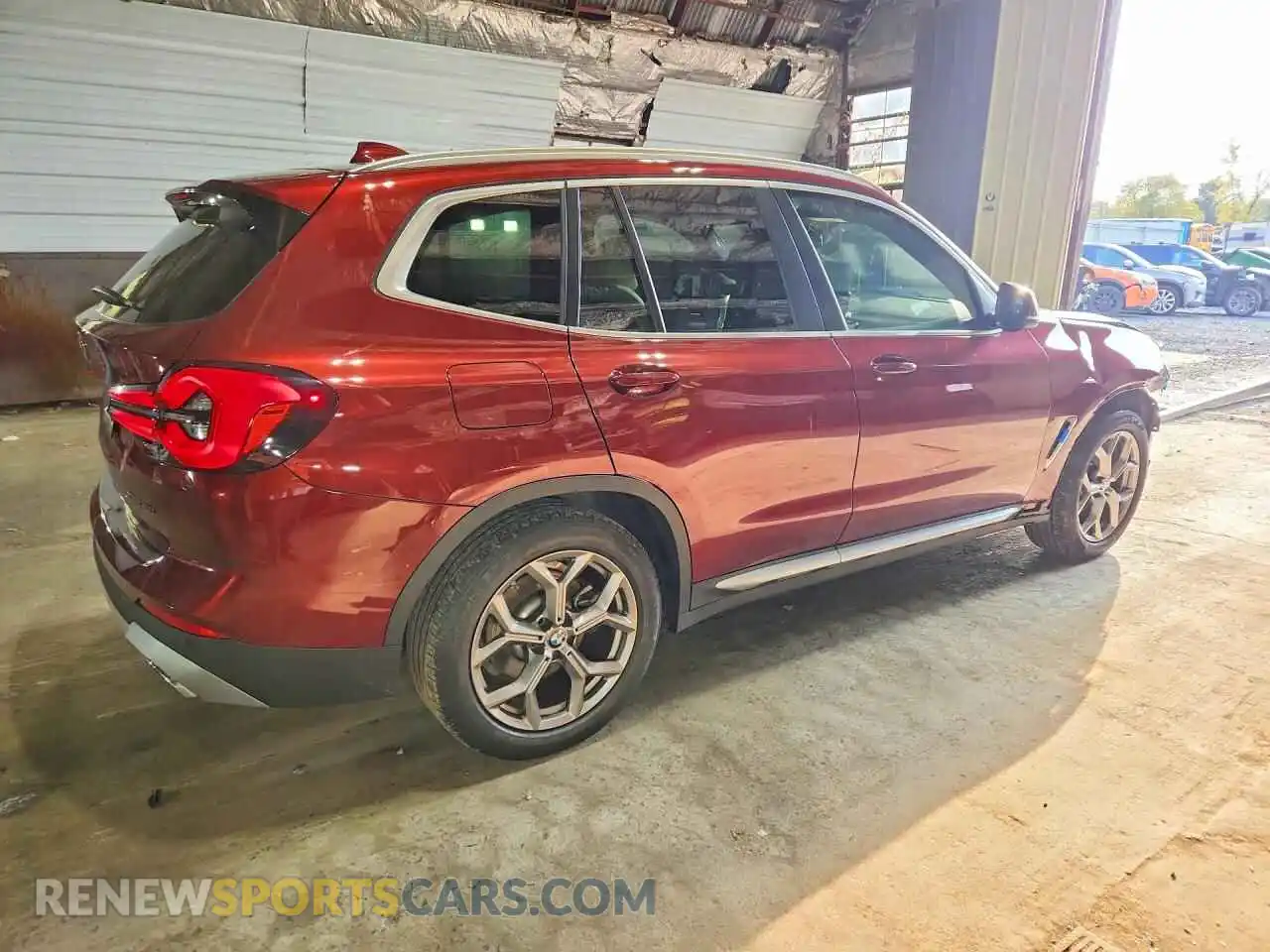 3 fotografías del automóvil dañado 5UX53DP02N9M75757 BMW X3 2022