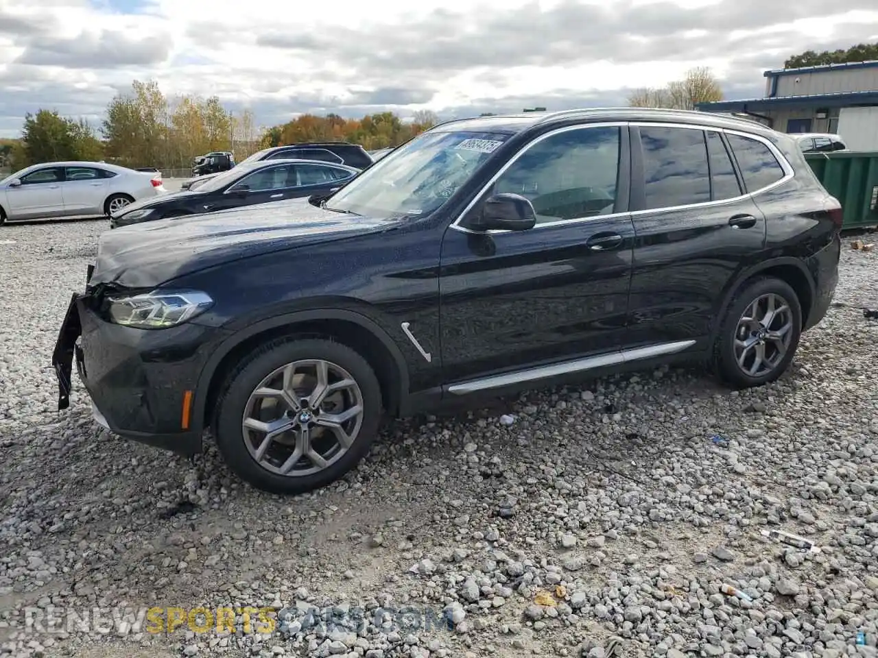 1 Photograph of a damaged car 5UX53DP02N9N15612 BMW X3 2022