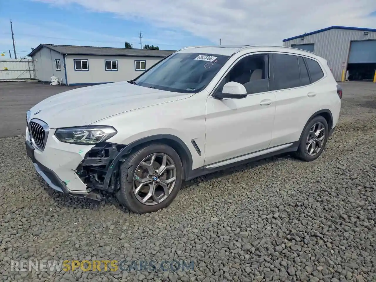 1 fotografías del automóvil dañado 5UX53DP02N9N28313 BMW X3 2022