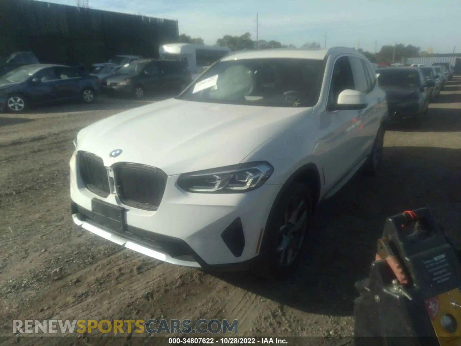 2 Photograph of a damaged car 5UX53DP03N9K87510 BMW X3 2022