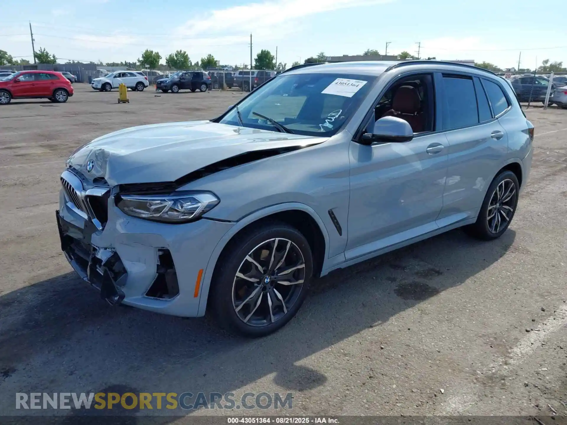 2 Photograph of a damaged car 5UX53DP03N9K87748 BMW X3 2022
