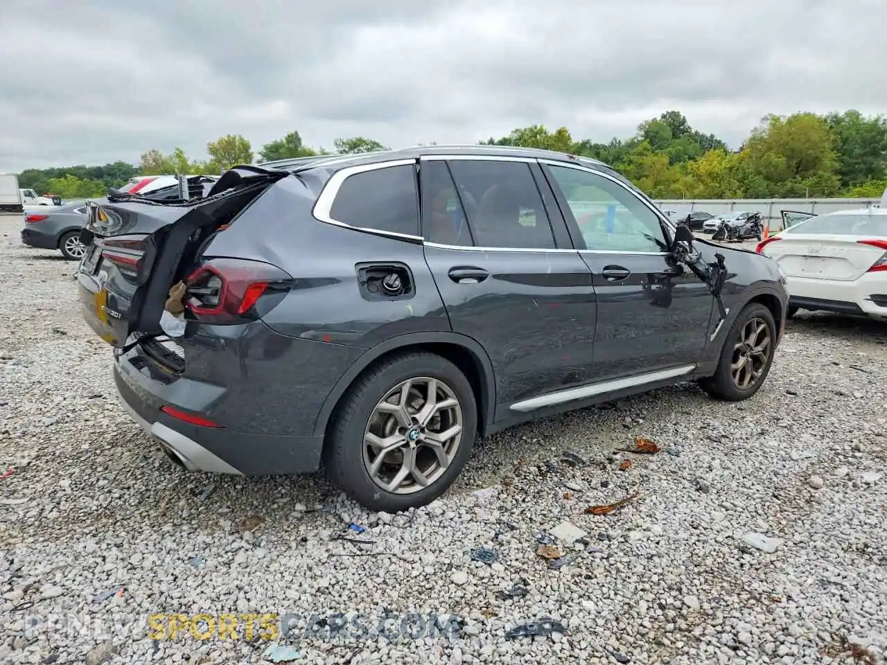 3 fotografías del automóvil dañado 5UX53DP03N9L33529 BMW X3 2022