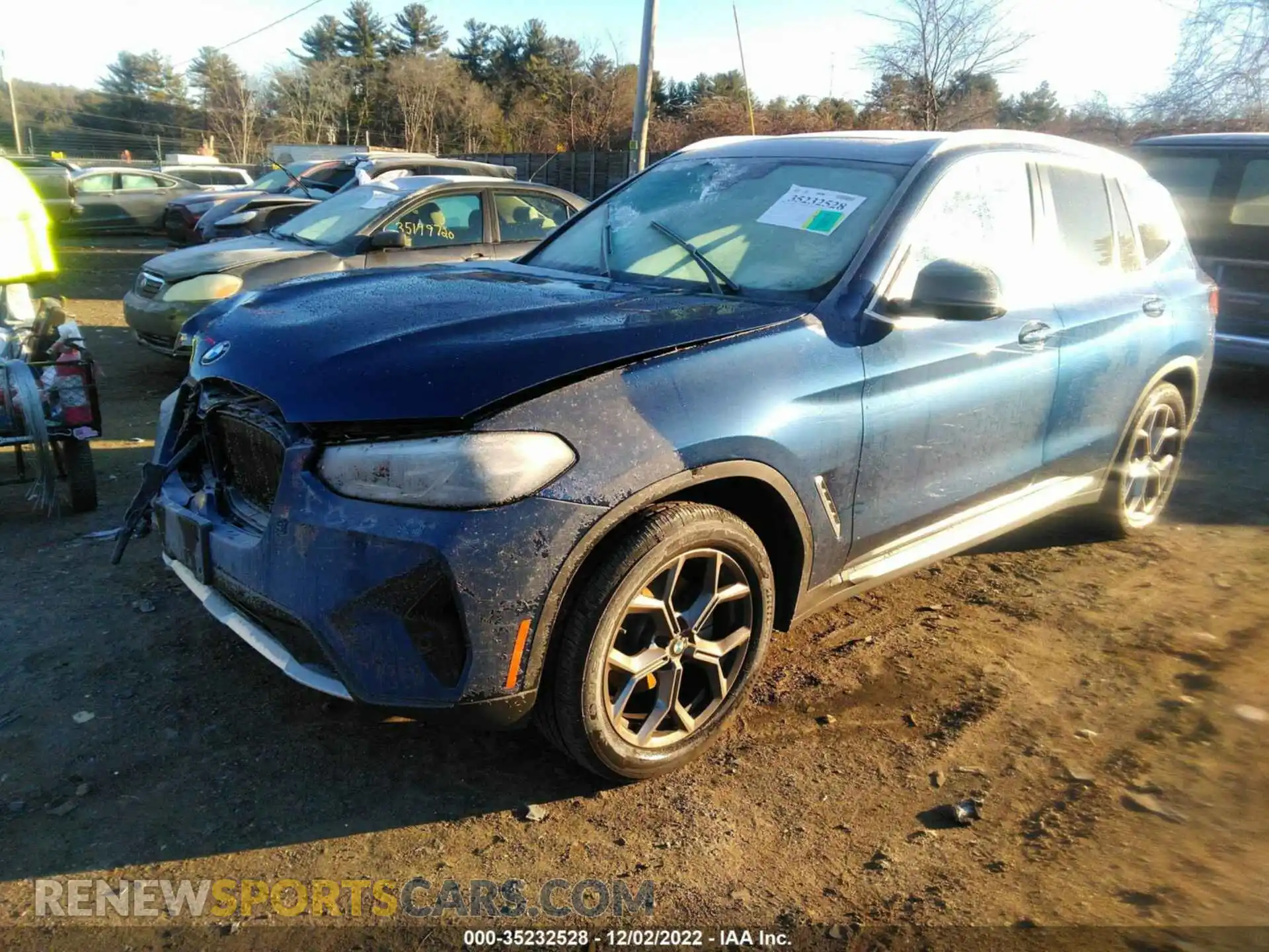 2 Photograph of a damaged car 5UX53DP03N9L33613 BMW X3 2022