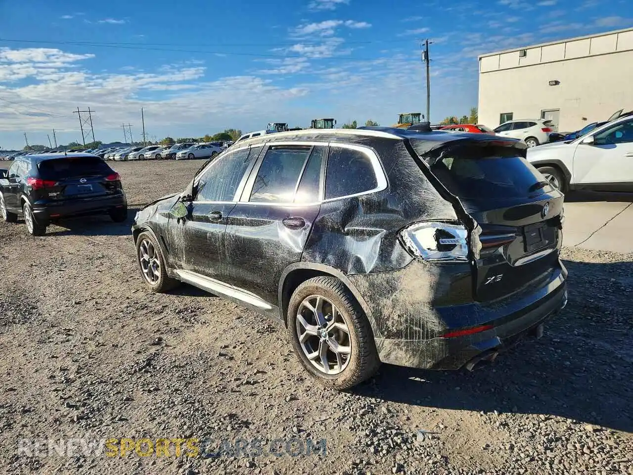 2 Photograph of a damaged car 5UX53DP03N9M21285 BMW X3 2022