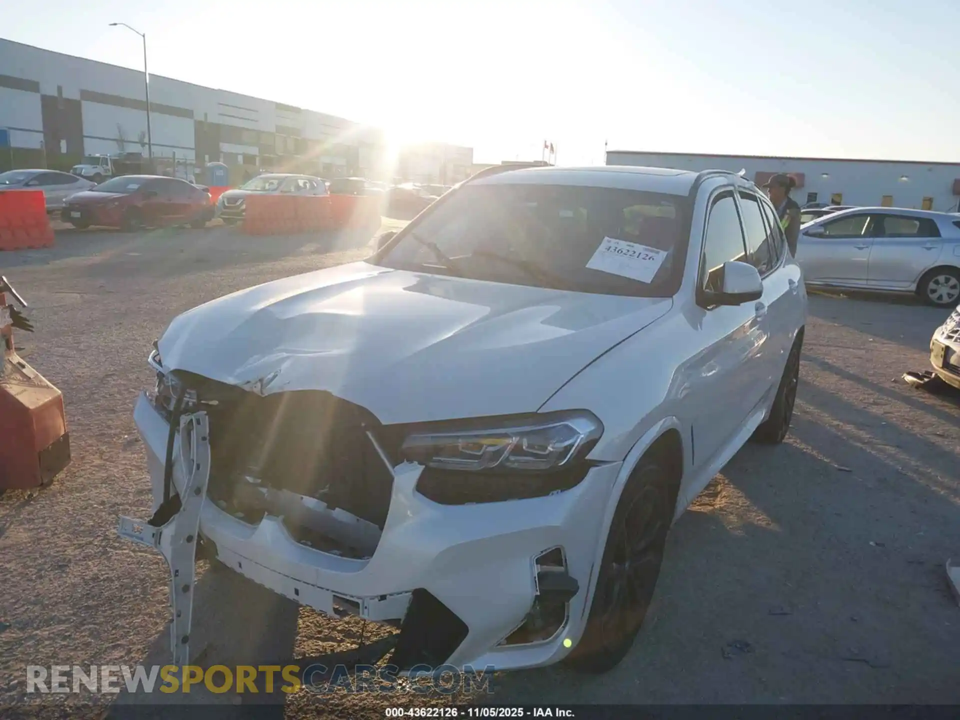 2 Photograph of a damaged car 5UX53DP03N9M67828 BMW X3 2022