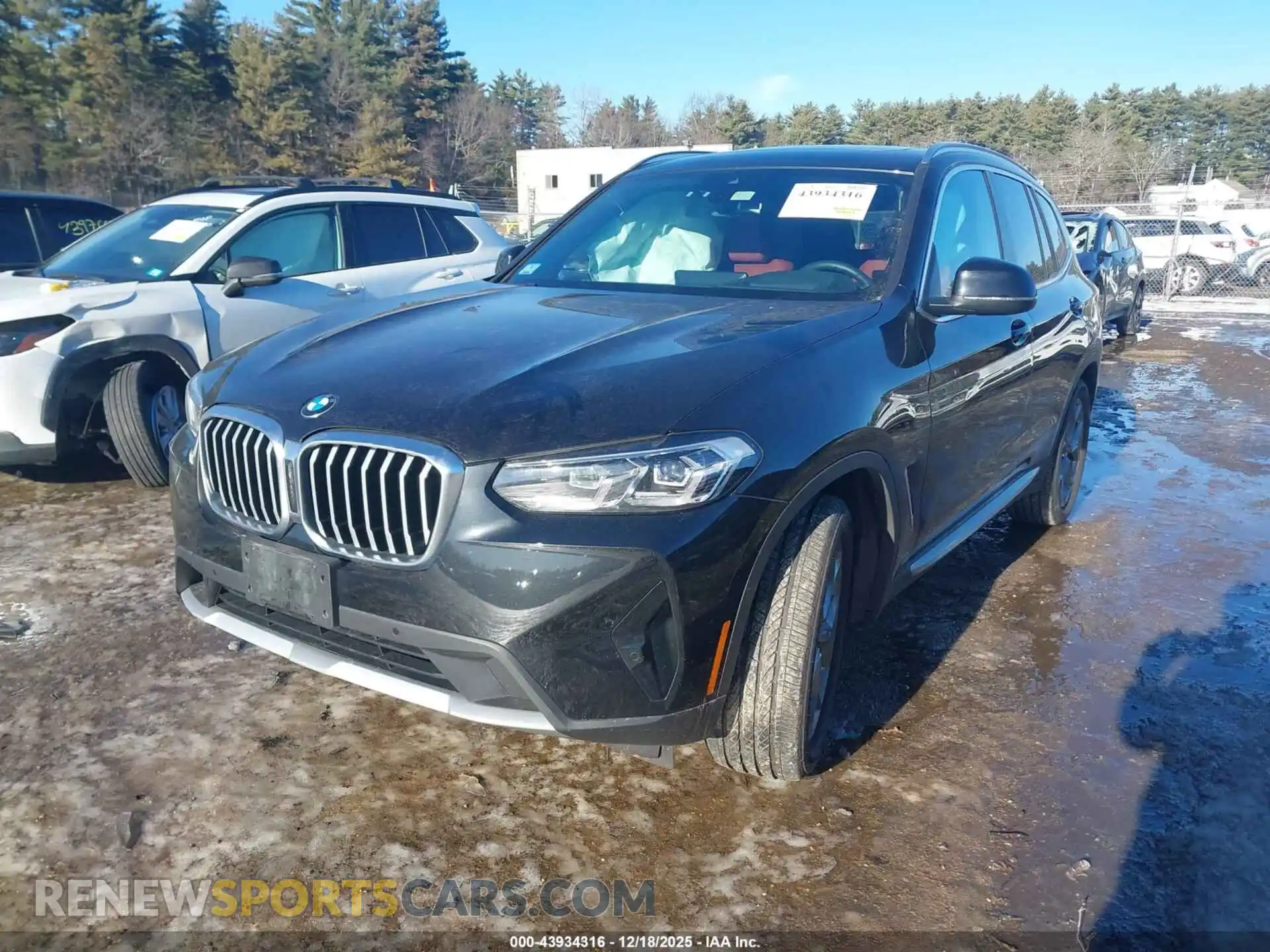 2 Photograph of a damaged car 5UX53DP05N9J40458 BMW X3 2022