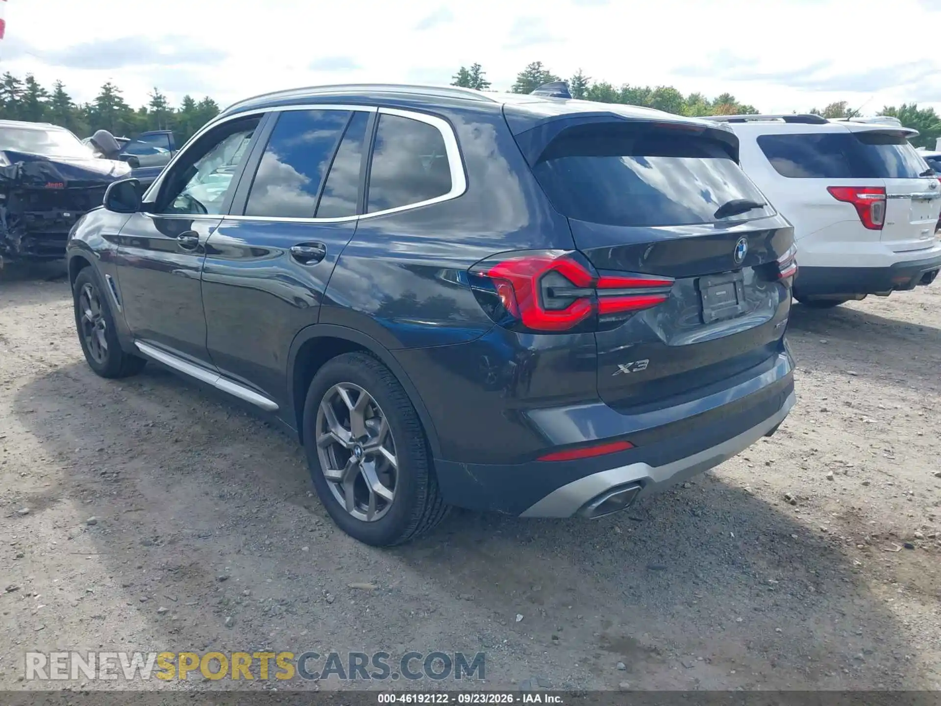 3 fotografías del automóvil dañado 5UX53DP05N9K23601 BMW X3 2022