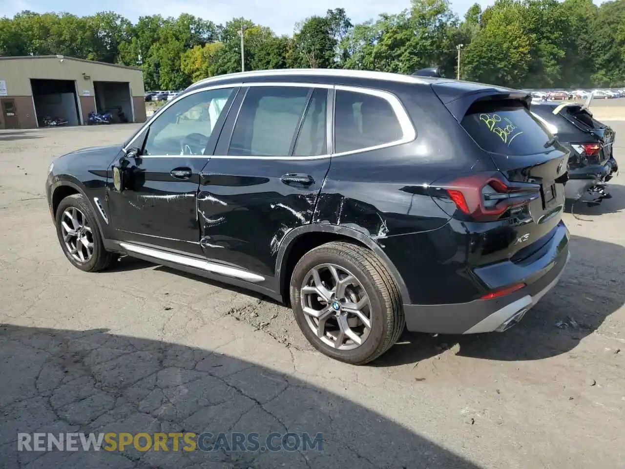 2 Photograph of a damaged car 5UX53DP05N9K43699 BMW X3 2022
