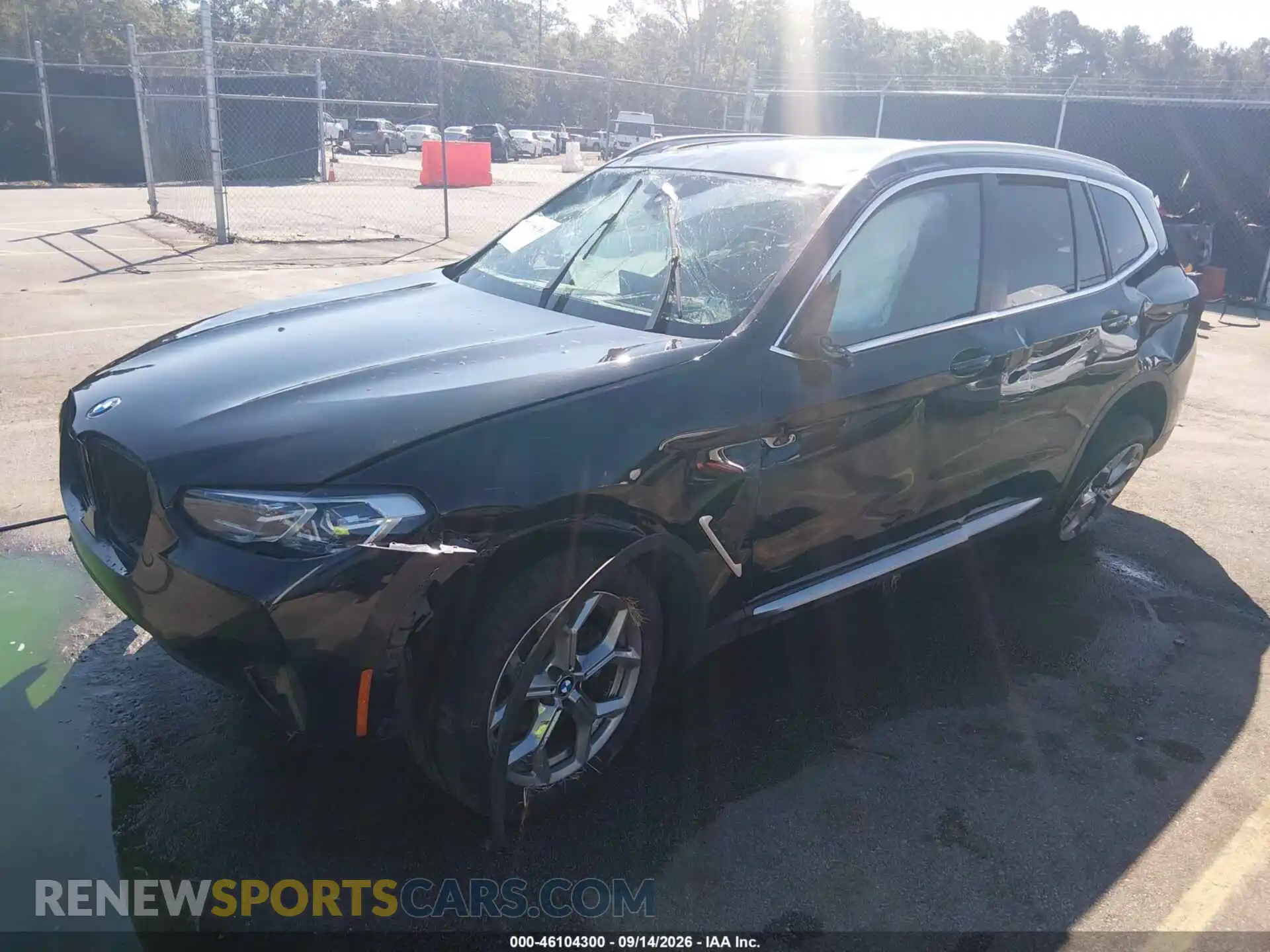 2 Photograph of a damaged car 5UX53DP06N9J15410 BMW X3 2022