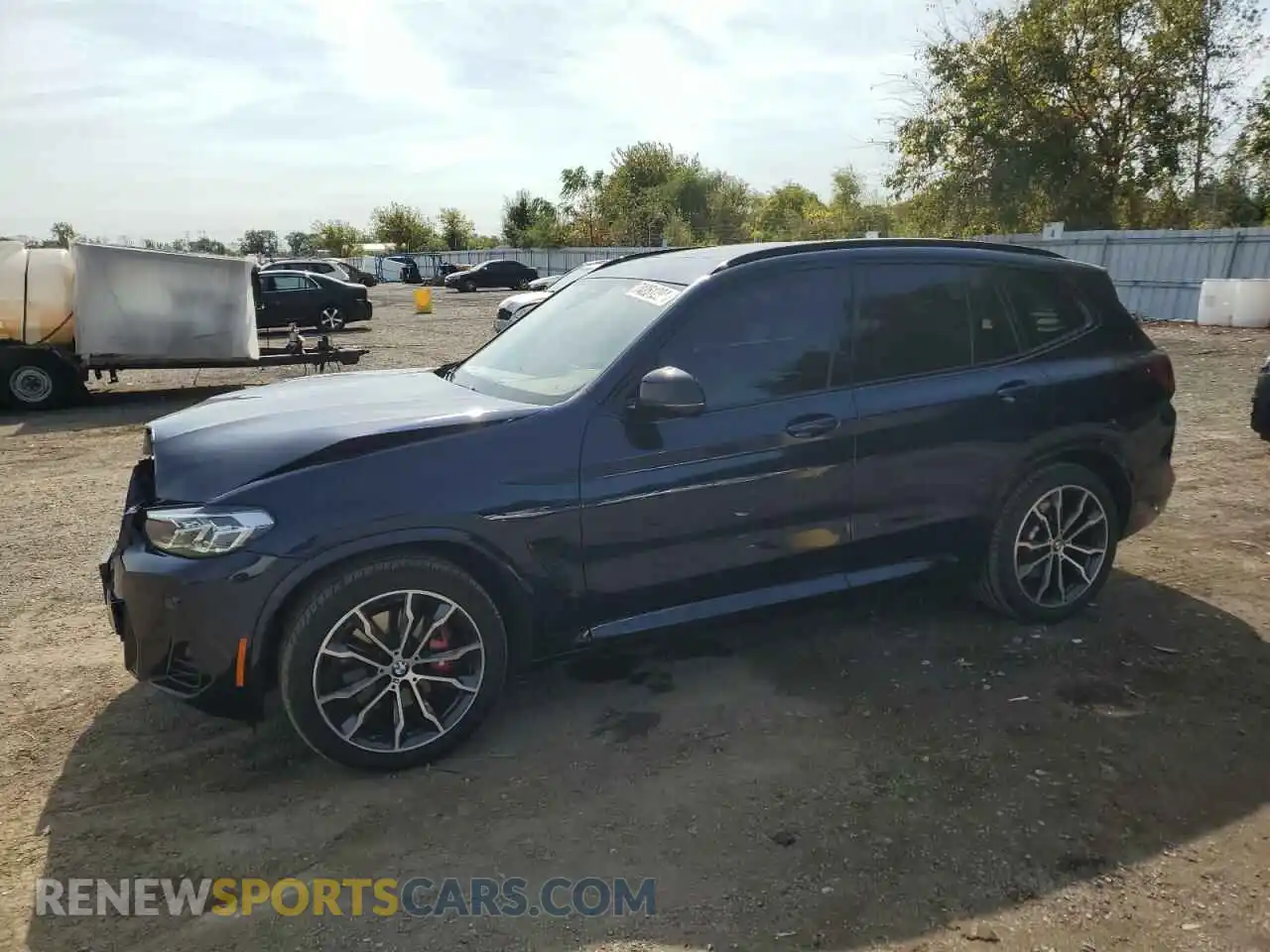 1 Photograph of a damaged car 5UX53DP06N9K17760 BMW X3 2022