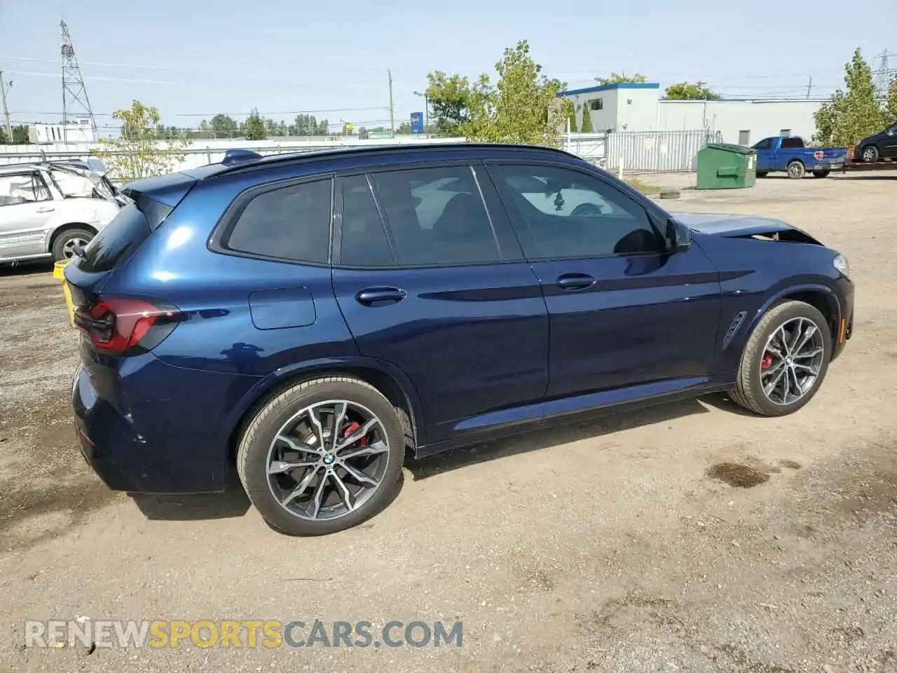3 Photograph of a damaged car 5UX53DP06N9K17760 BMW X3 2022