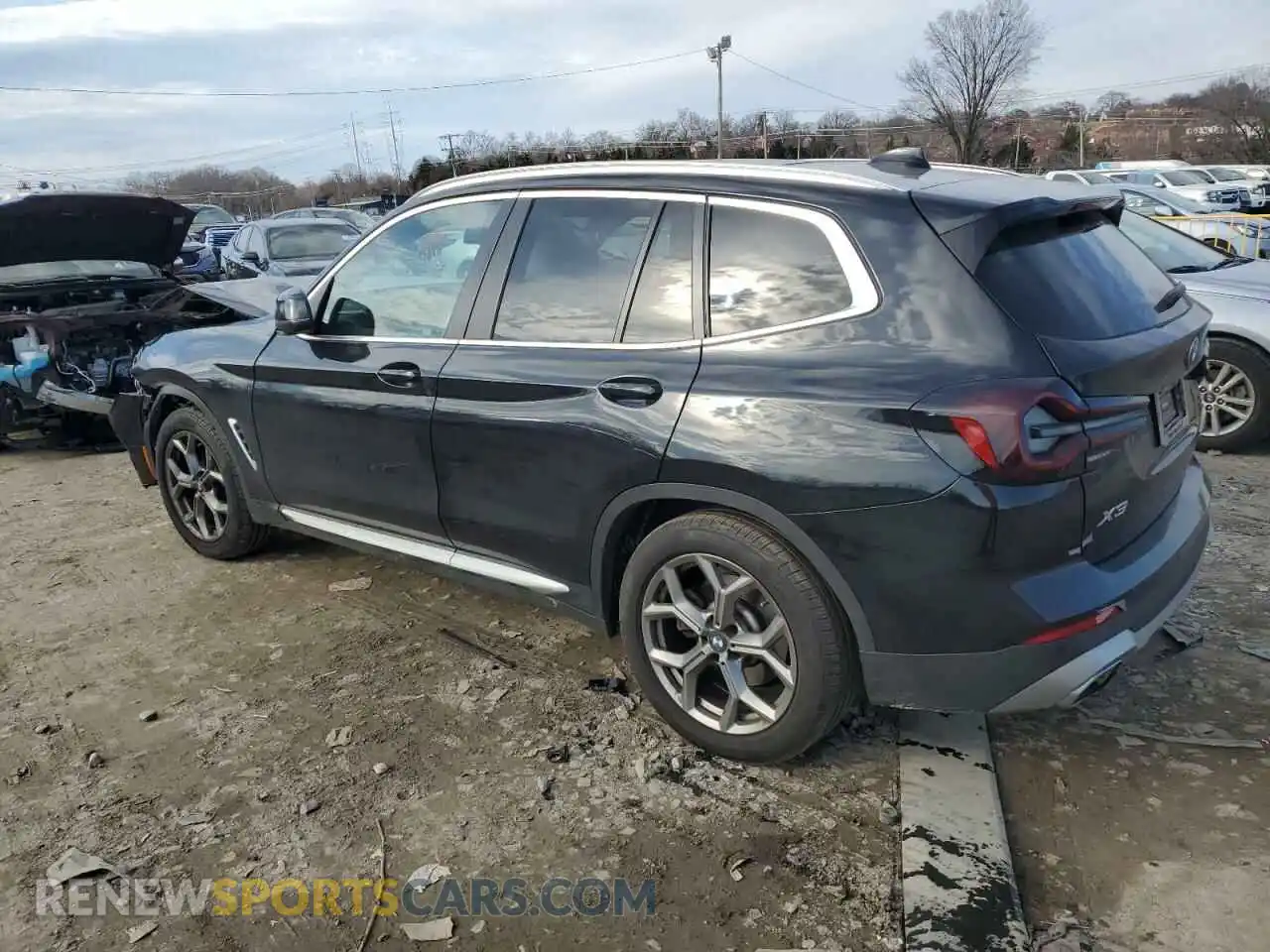 2 Фотография поврежденного автомобиля 5UX53DP06N9K76680 BMW X3 2022
