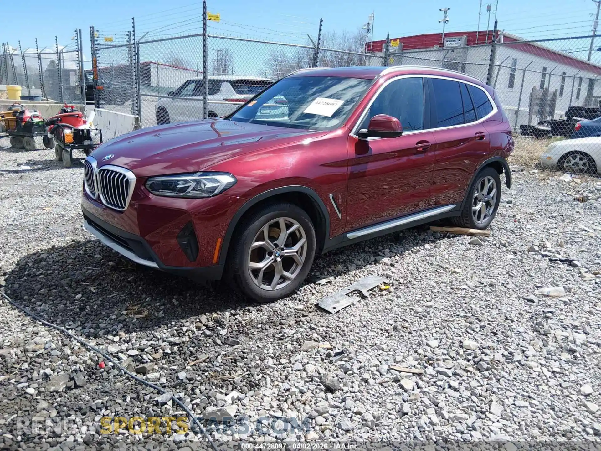 2 Photograph of a damaged car 5UX53DP06N9K97335 BMW X3 2022