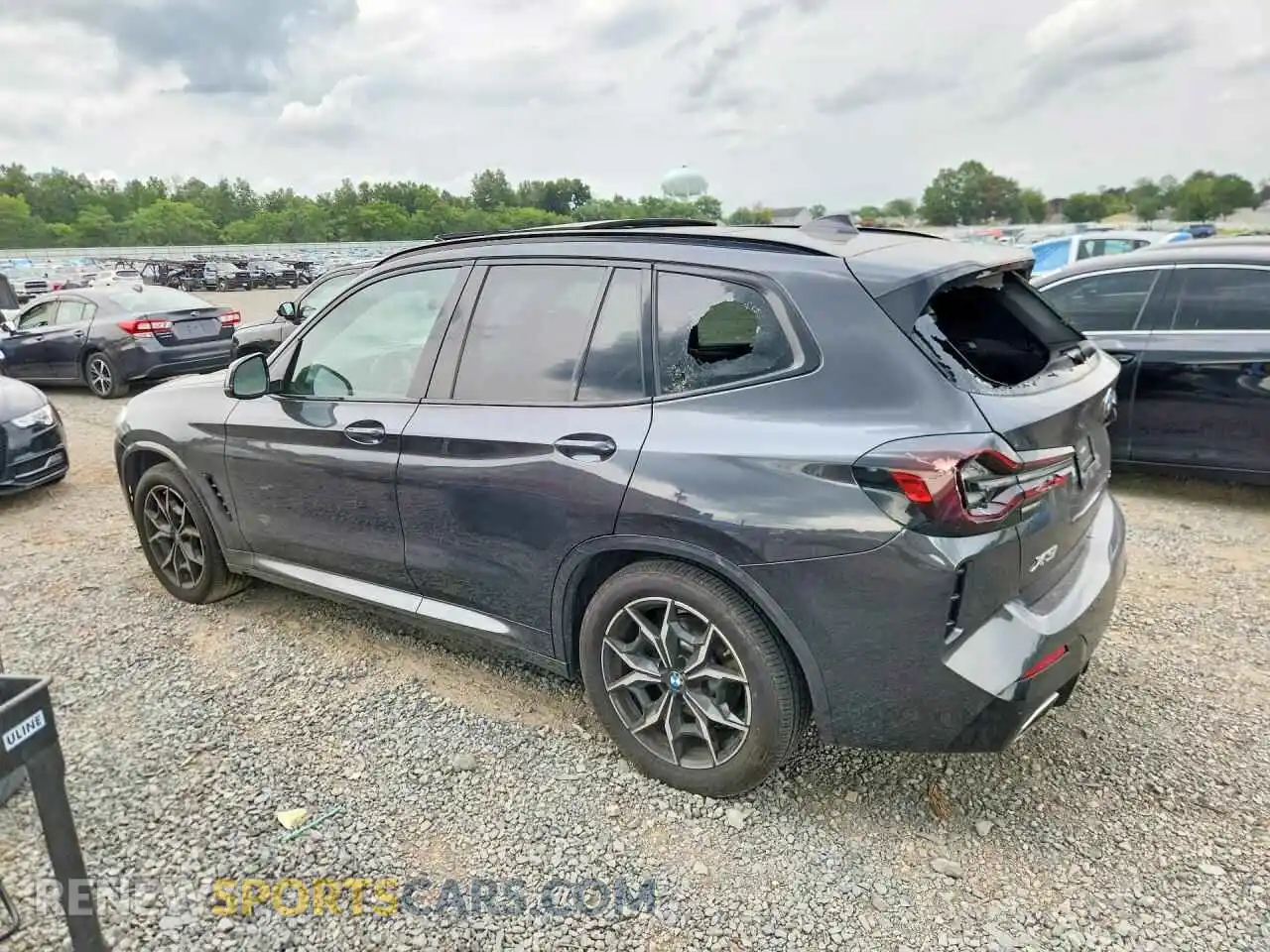 2 Photograph of a damaged car 5UX53DP06N9N12101 BMW X3 2022