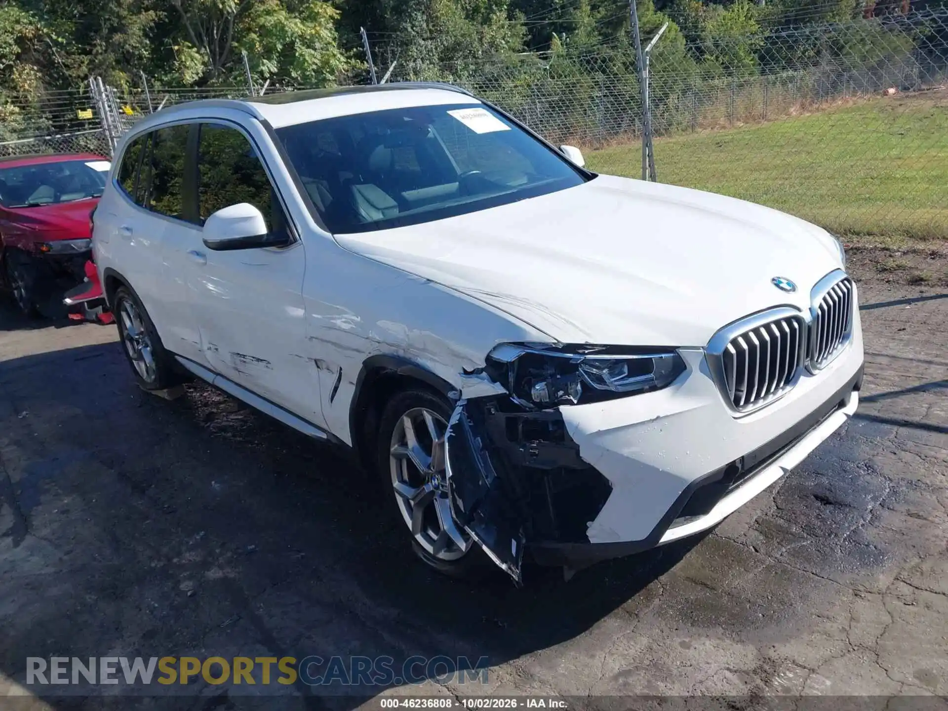 1 Photograph of a damaged car 5UX53DP07N9J31616 BMW X3 2022