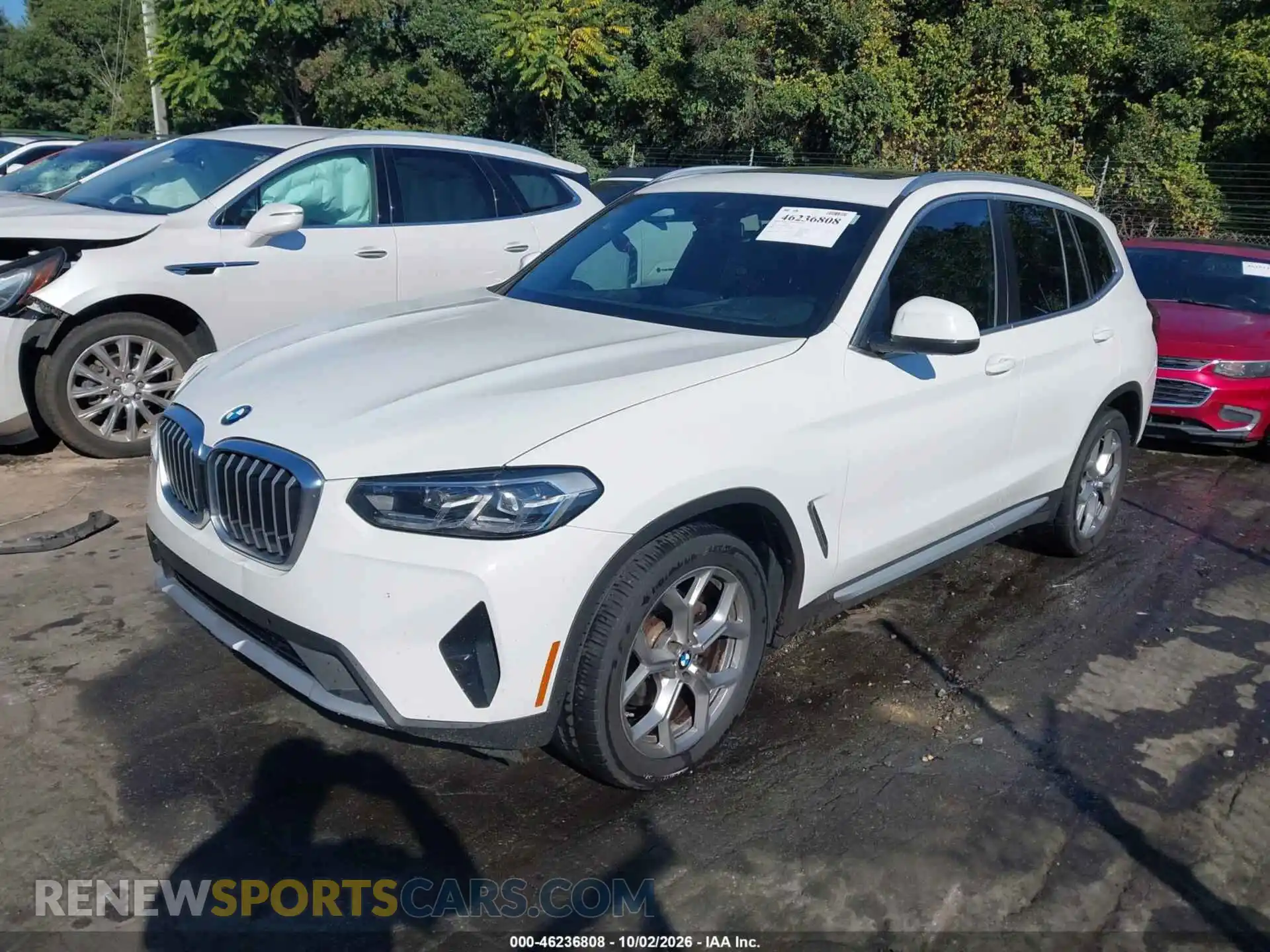 2 Photograph of a damaged car 5UX53DP07N9J31616 BMW X3 2022