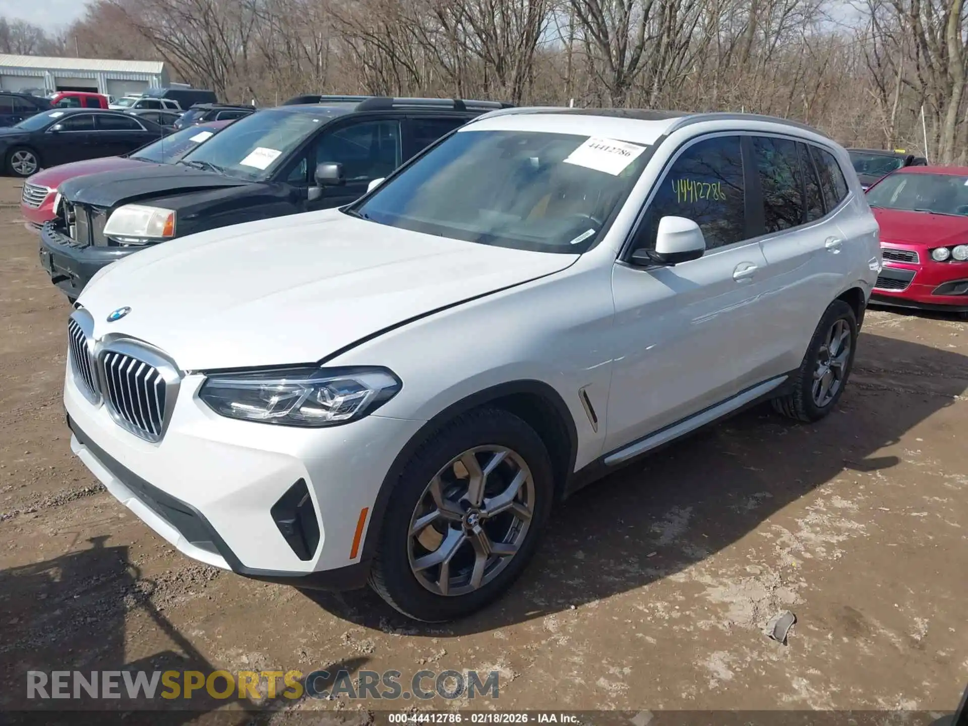2 Photograph of a damaged car 5UX53DP07N9J57861 BMW X3 2022