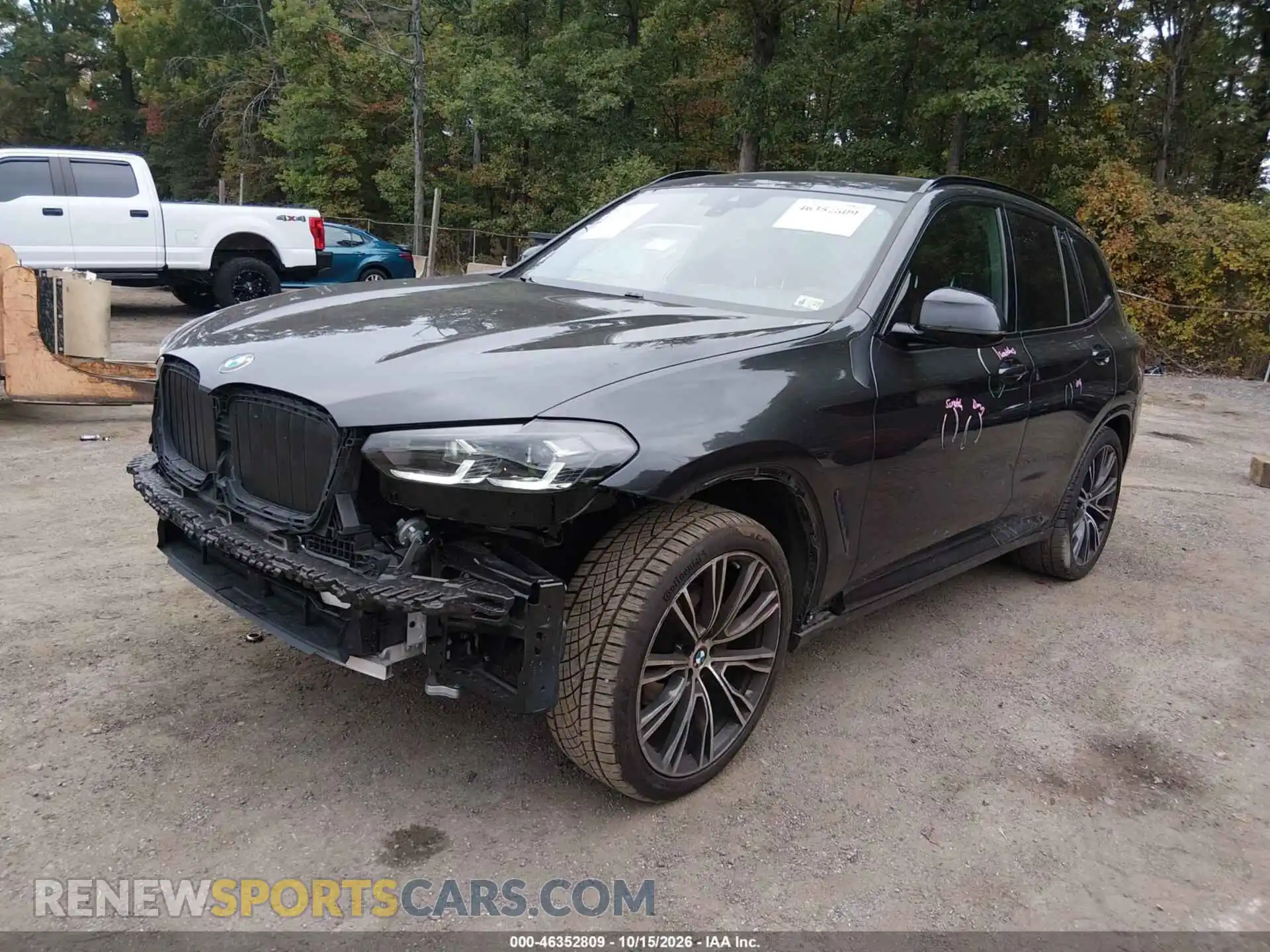 2 Photograph of a damaged car 5UX53DP07N9K59774 BMW X3 2022