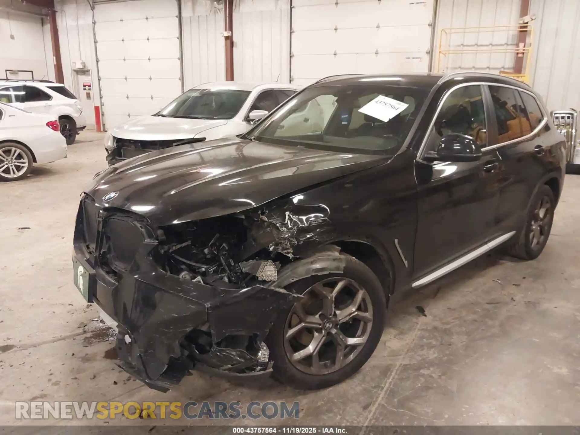 2 Photograph of a damaged car 5UX53DP07N9M55505 BMW X3 2022