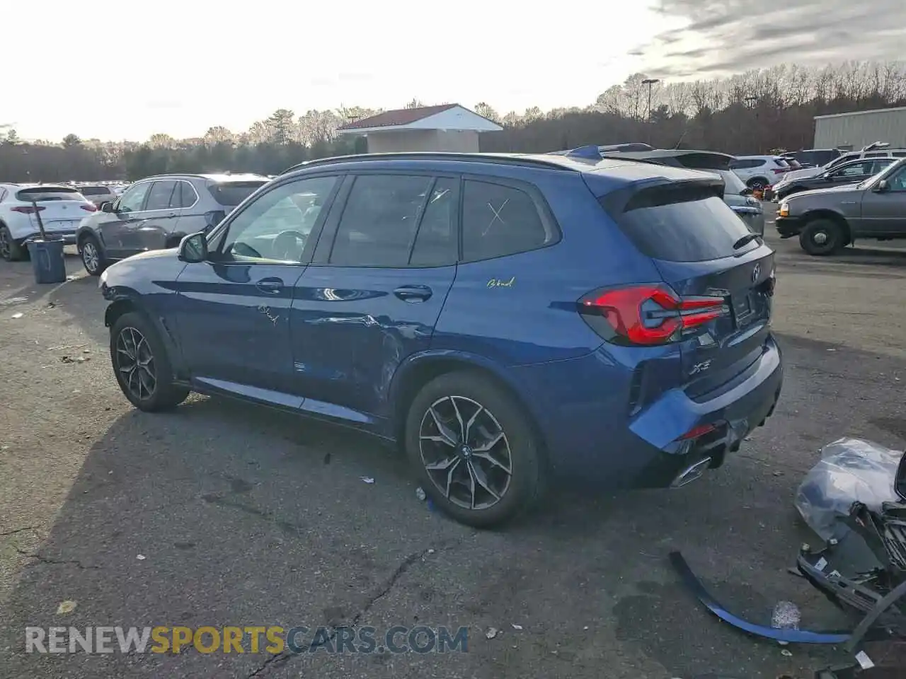 2 Фотография поврежденного автомобиля 5UX53DP08N9J31592 BMW X3 2022