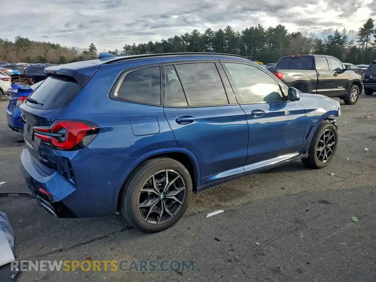 3 Фотография поврежденного автомобиля 5UX53DP08N9J31592 BMW X3 2022