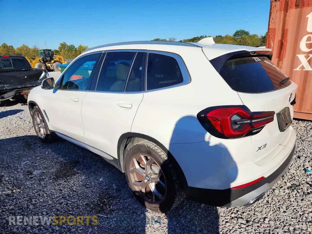 2 Photograph of a damaged car 5UX53DP08N9J91386 BMW X3 2022