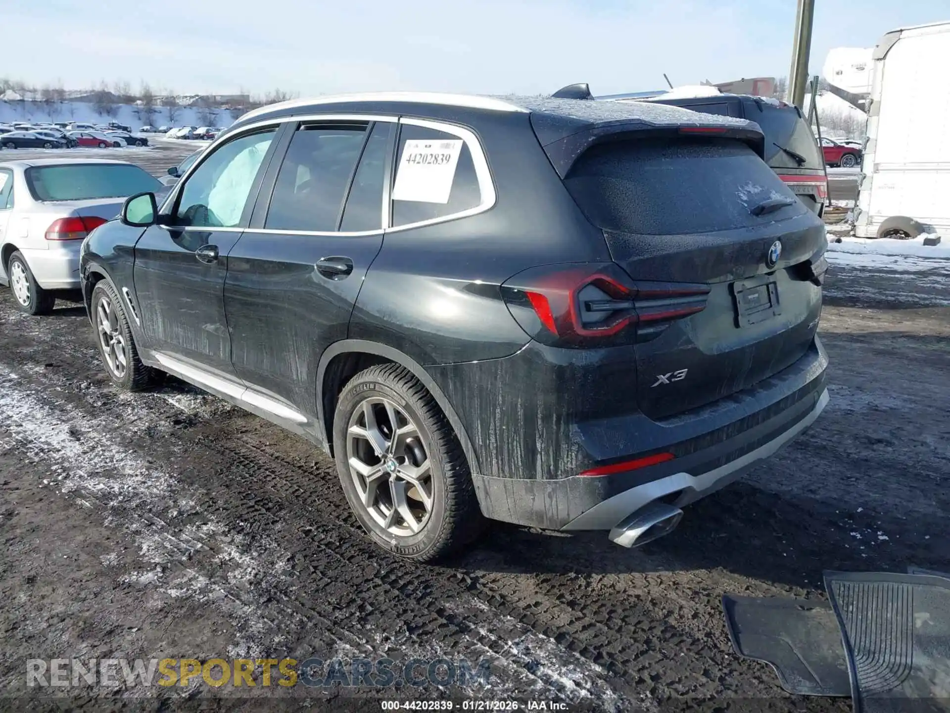 3 Фотография поврежденного автомобиля 5UX53DP08N9N10625 BMW X3 2022