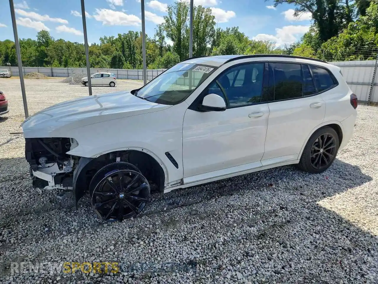 1 fotografías del automóvil dañado 5UX53DP09N9K16117 BMW X3 2022