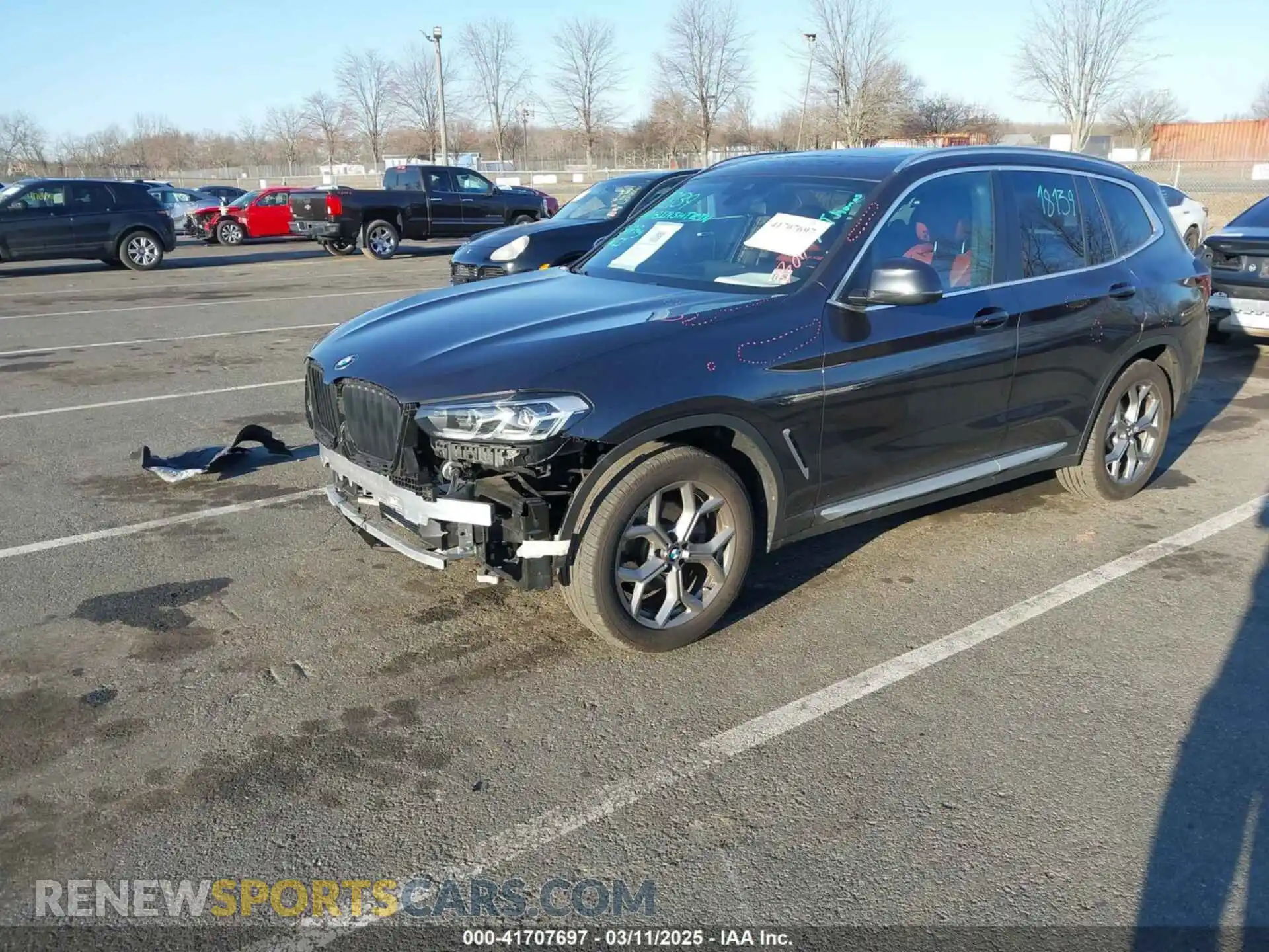 2 Photograph of a damaged car 5UX53DP09N9K25853 BMW X3 2022