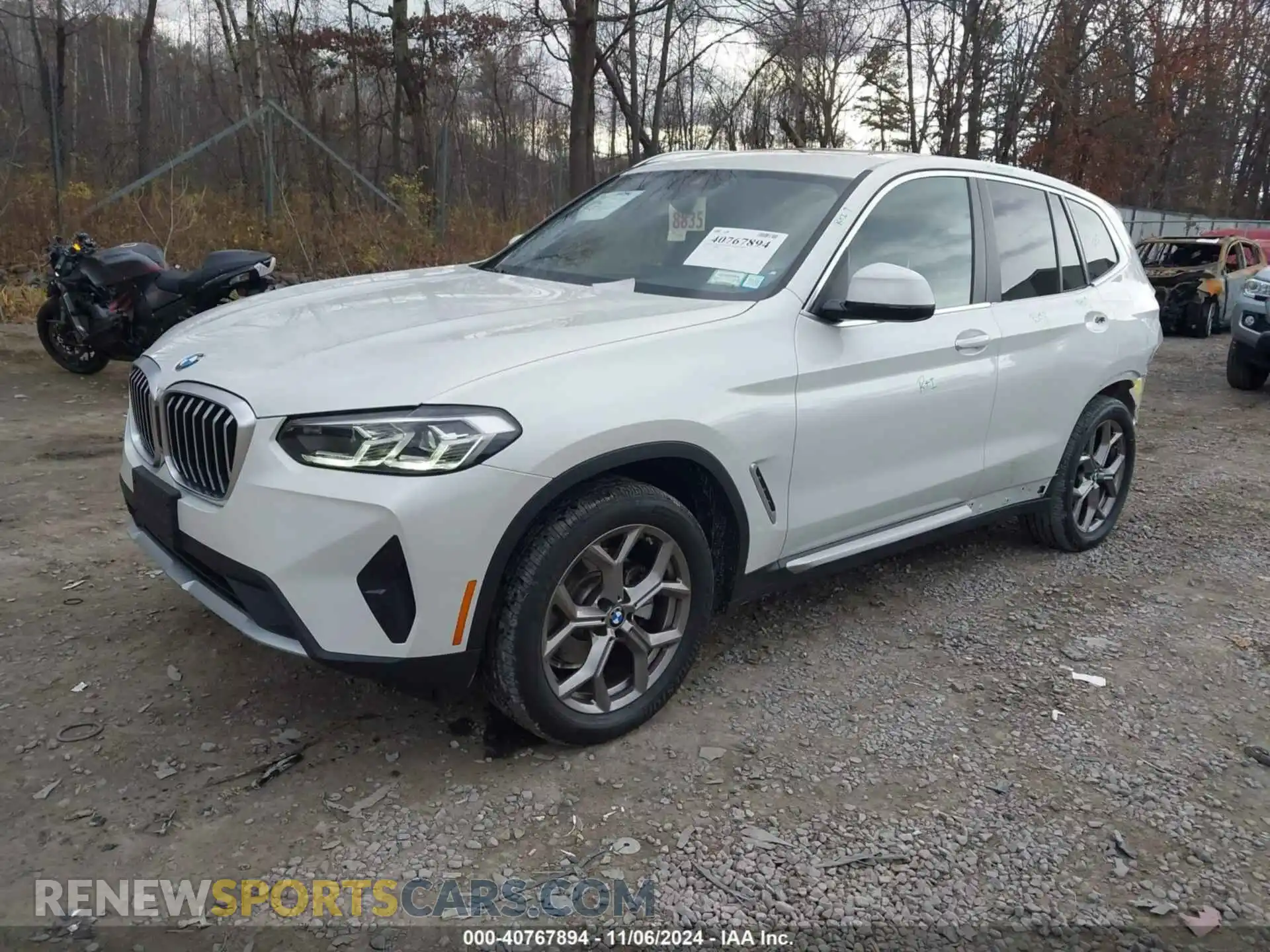 2 Photograph of a damaged car 5UX53DP09N9K59517 BMW X3 2022