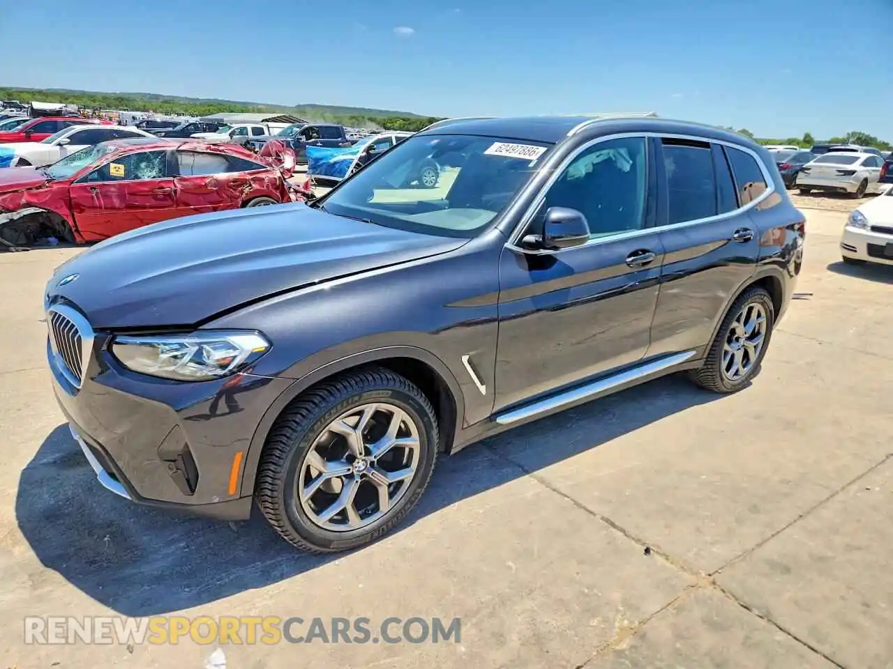 1 Фотография поврежденного автомобиля 5UX53DP09N9L62842 BMW X3 2022