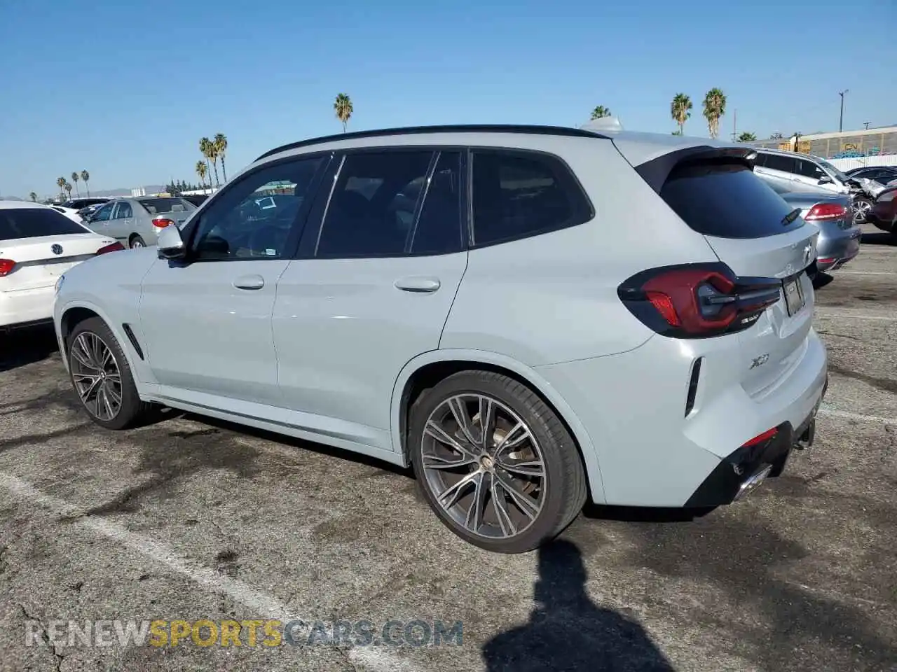 2 Photograph of a damaged car 5UX53DP09N9M29567 BMW X3 2022