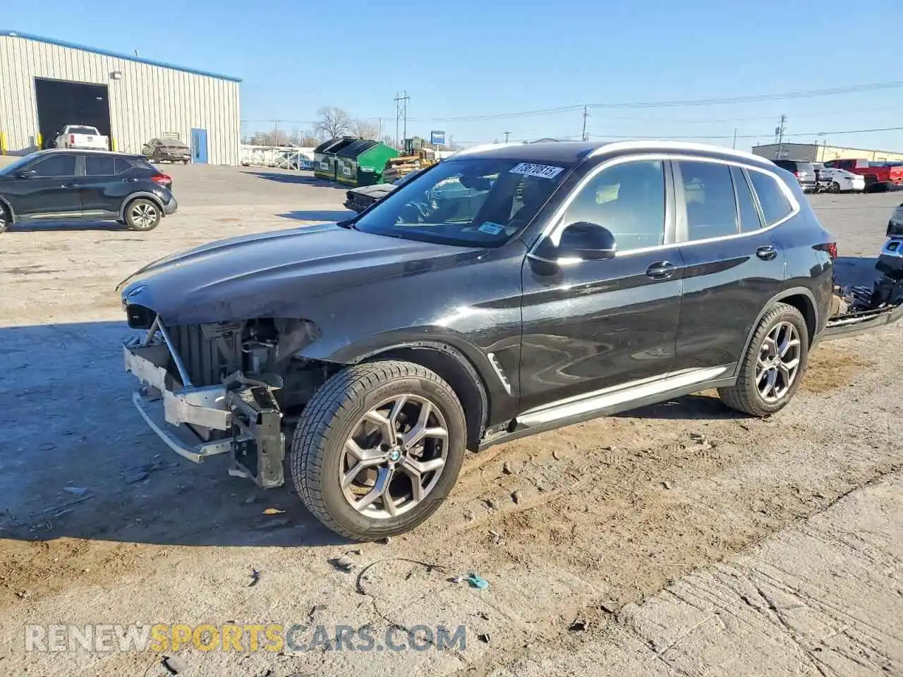 1 Photograph of a damaged car 5UX53DP0XN9J91356 BMW X3 2022
