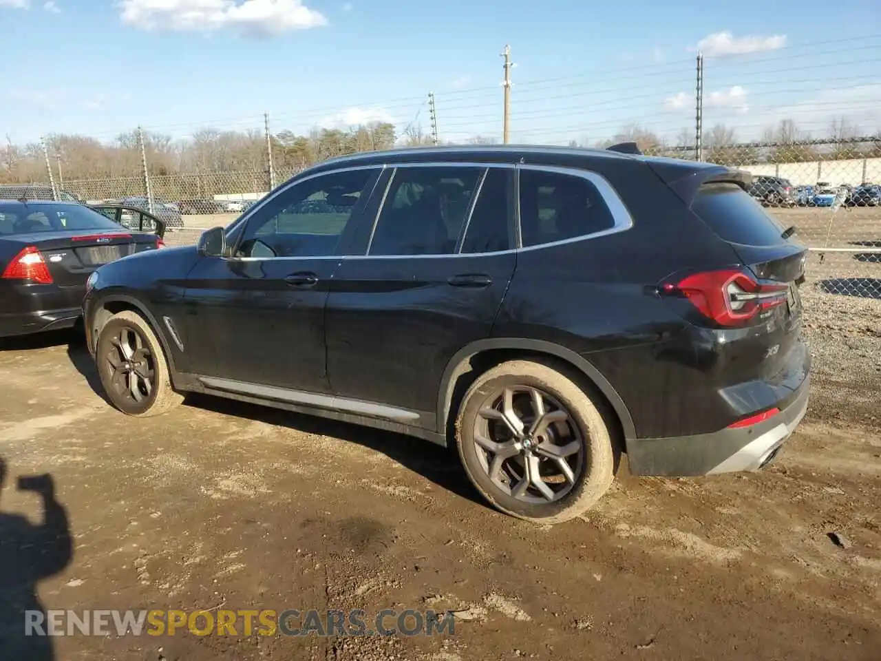 2 fotografías del automóvil dañado 5UX53DP0XN9K32648 BMW X3 2022