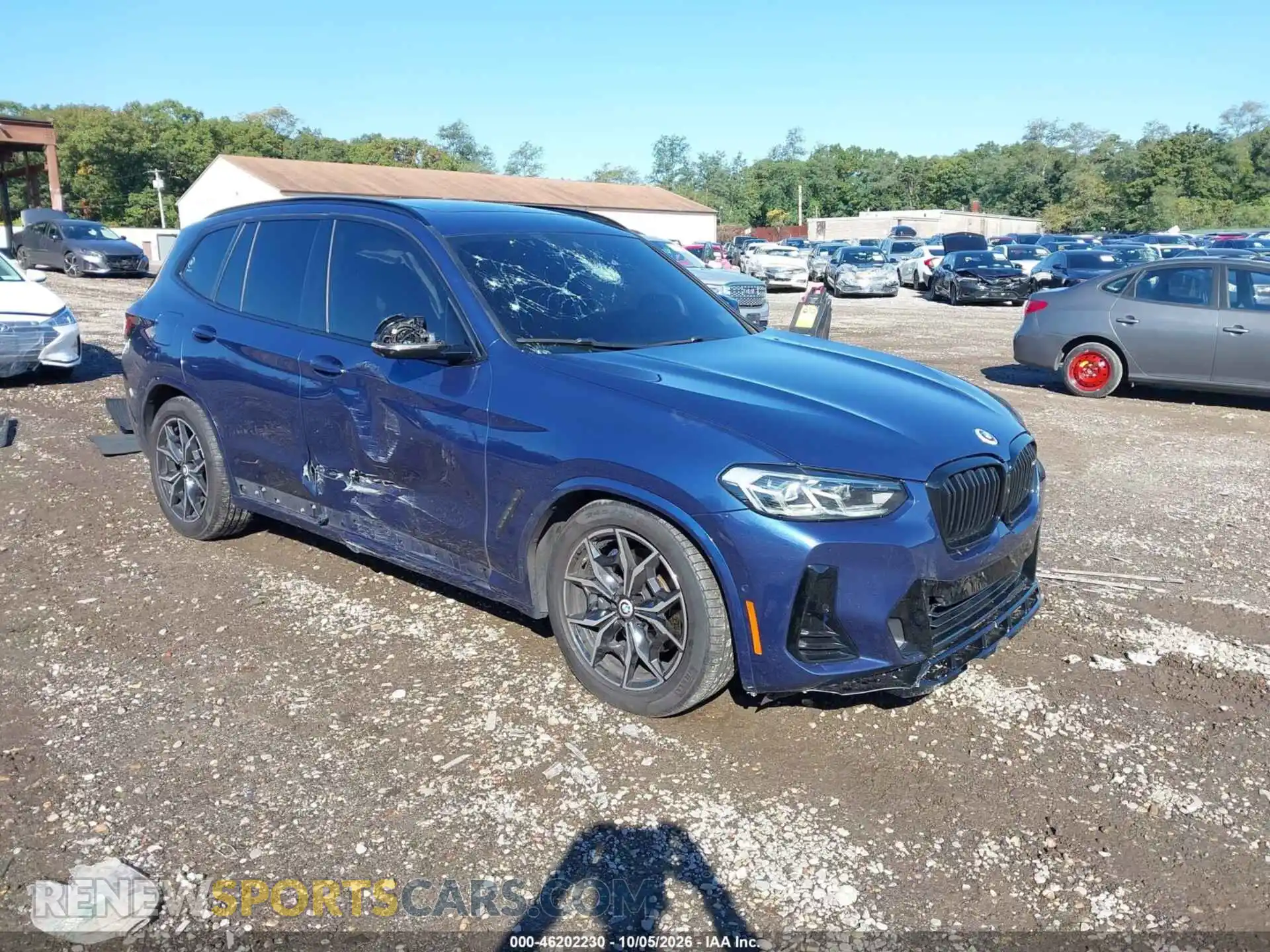 1 fotografías del automóvil dañado 5UX83DP01N9M78792 BMW X3 2022