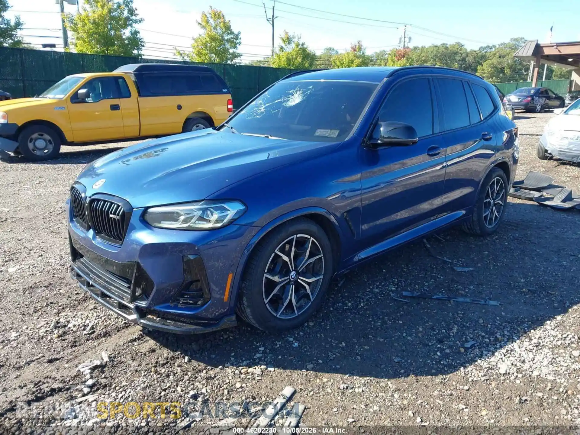 2 fotografías del automóvil dañado 5UX83DP01N9M78792 BMW X3 2022