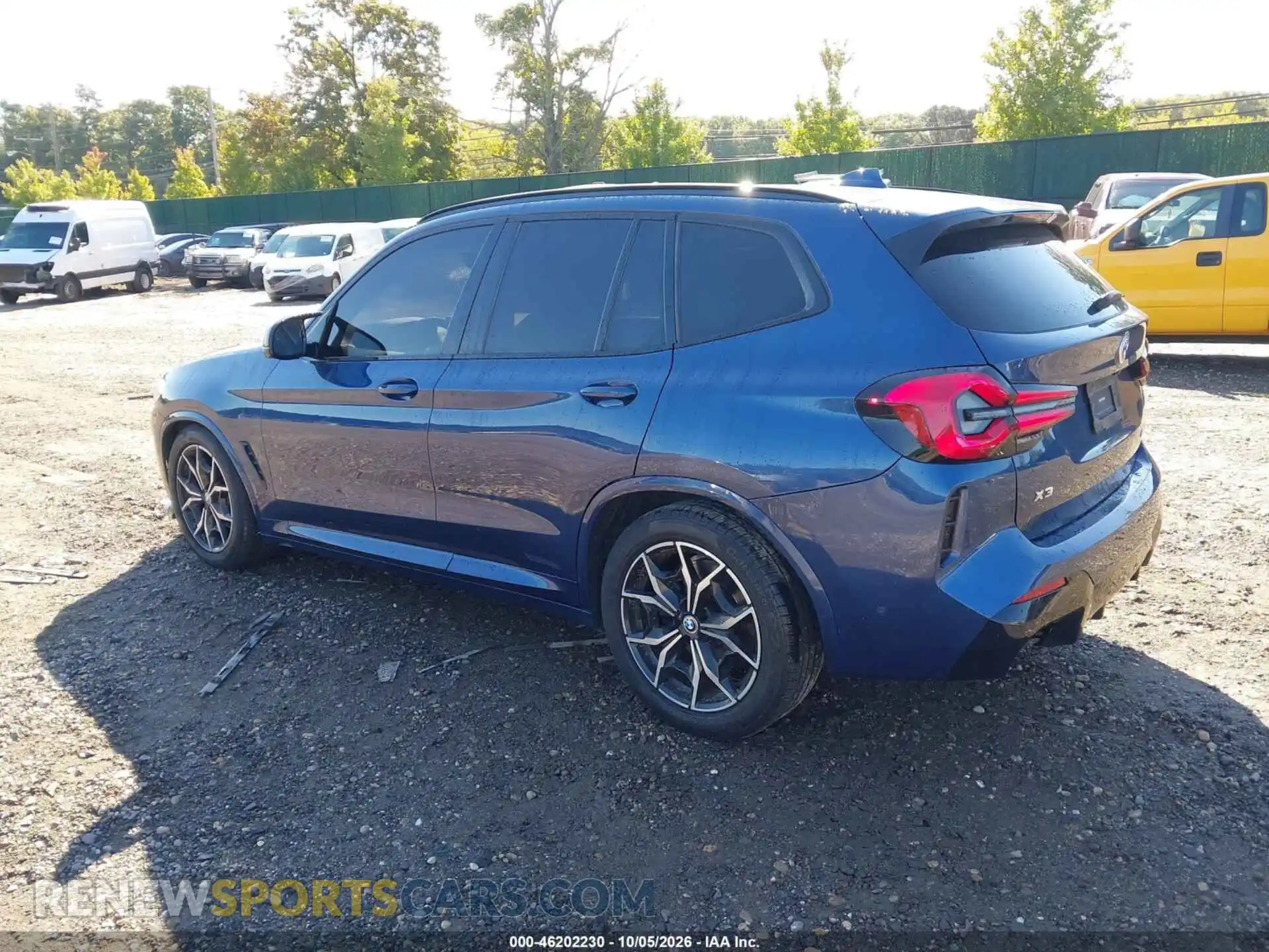 3 fotografías del automóvil dañado 5UX83DP01N9M78792 BMW X3 2022