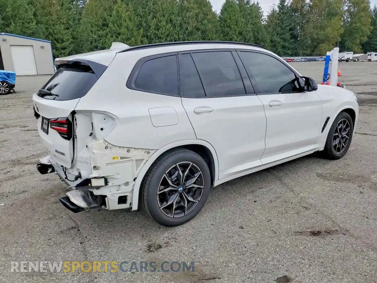3 Фотография поврежденного автомобиля 5UX83DP03N9L69976 BMW X3 2022