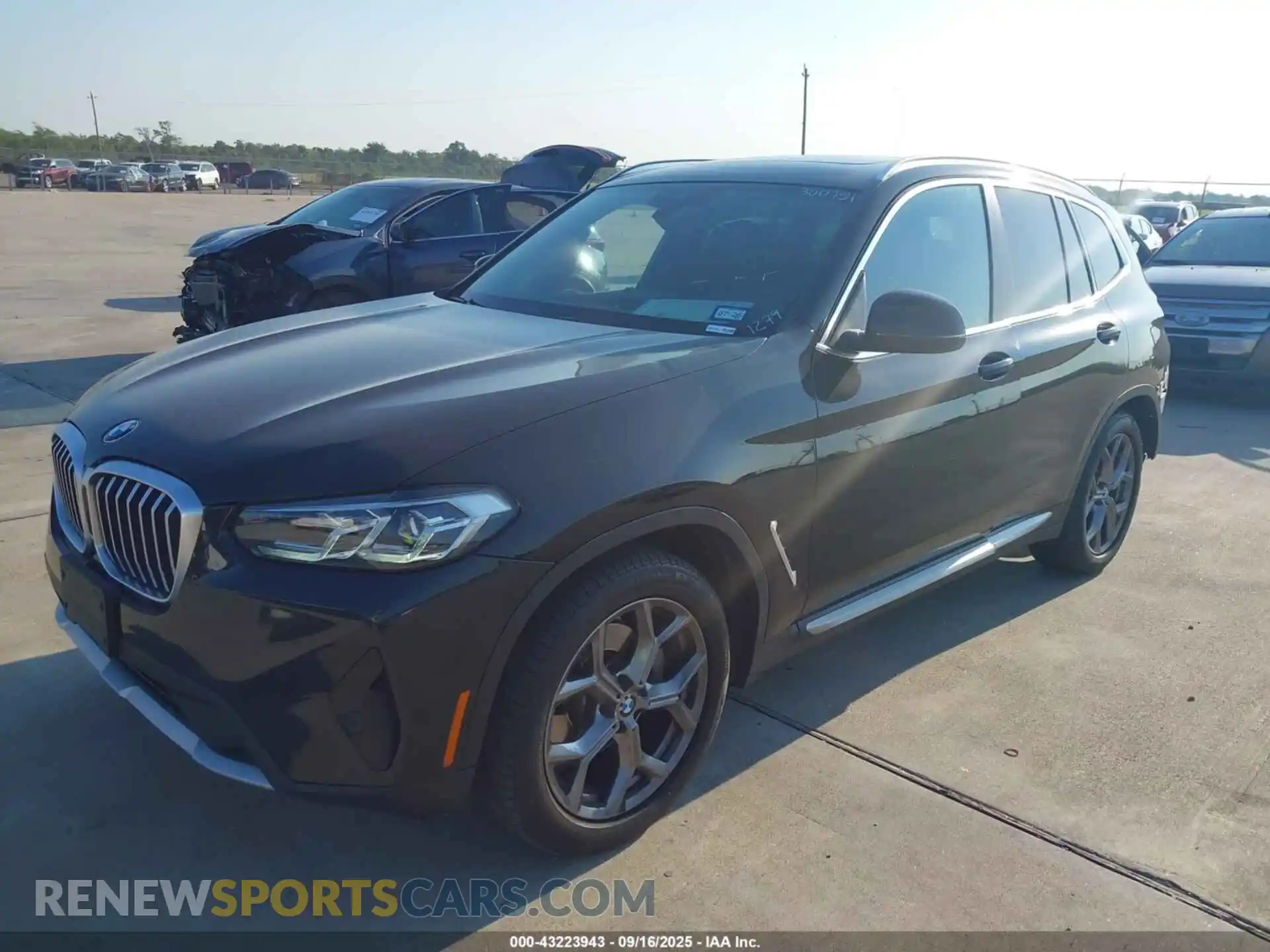 2 Photograph of a damaged car WBX47DP00NN151279 BMW X3 2022