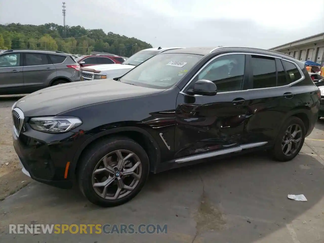 1 Photograph of a damaged car WBX47DP02NN155513 BMW X3 2022