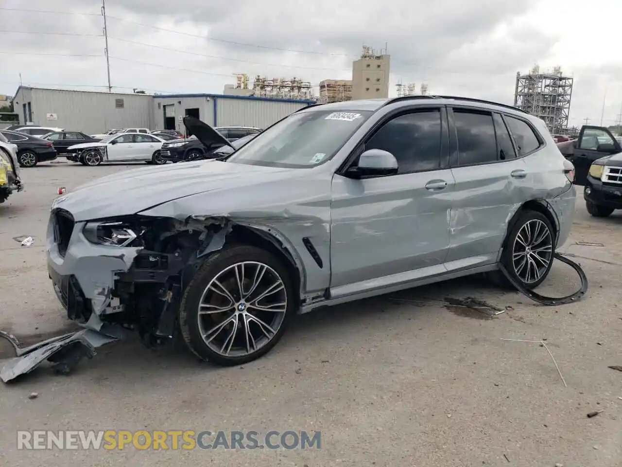 1 Photograph of a damaged car WBX47DP02NN157441 BMW X3 2022