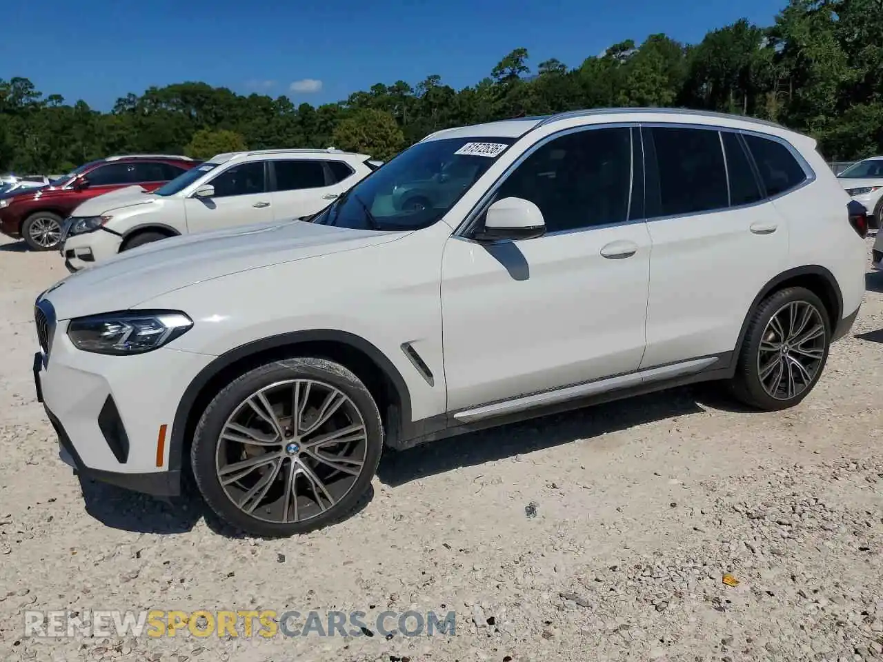 1 fotografías del automóvil dañado WBX47DP02NN178127 BMW X3 2022