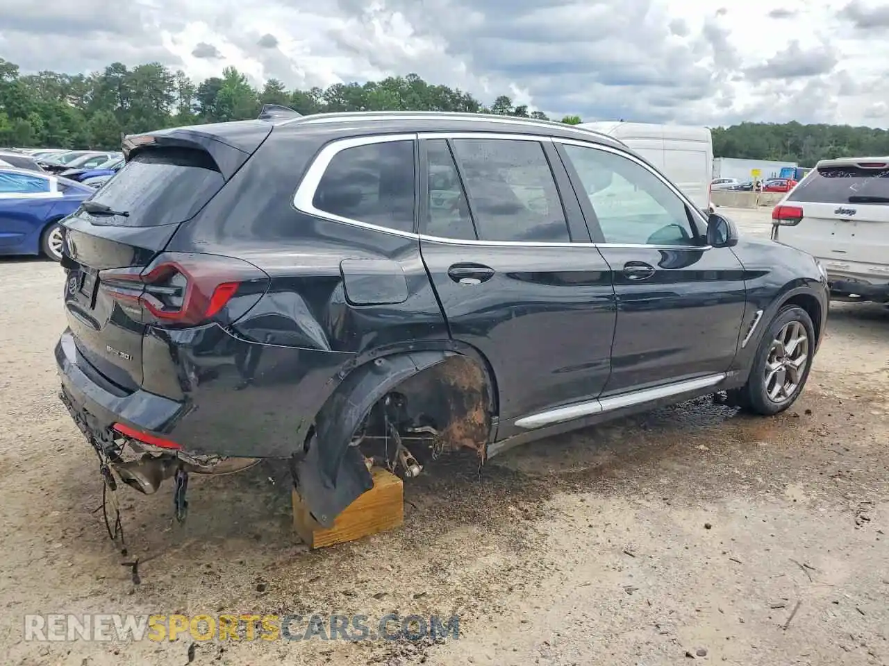3 fotografías del automóvil dañado WBX47DP04NN147462 BMW X3 2022